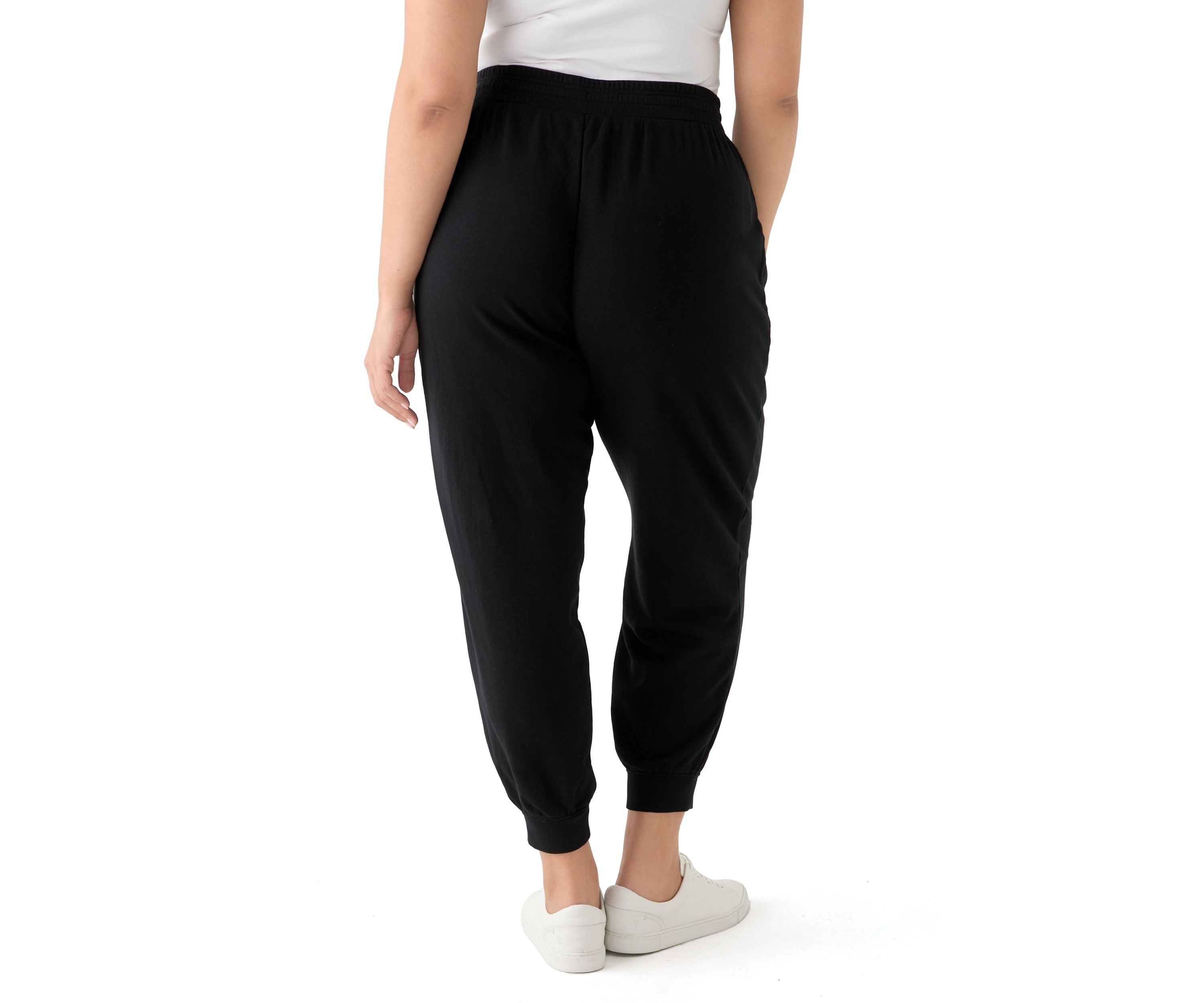 Plus Size Terry Jogger Pants