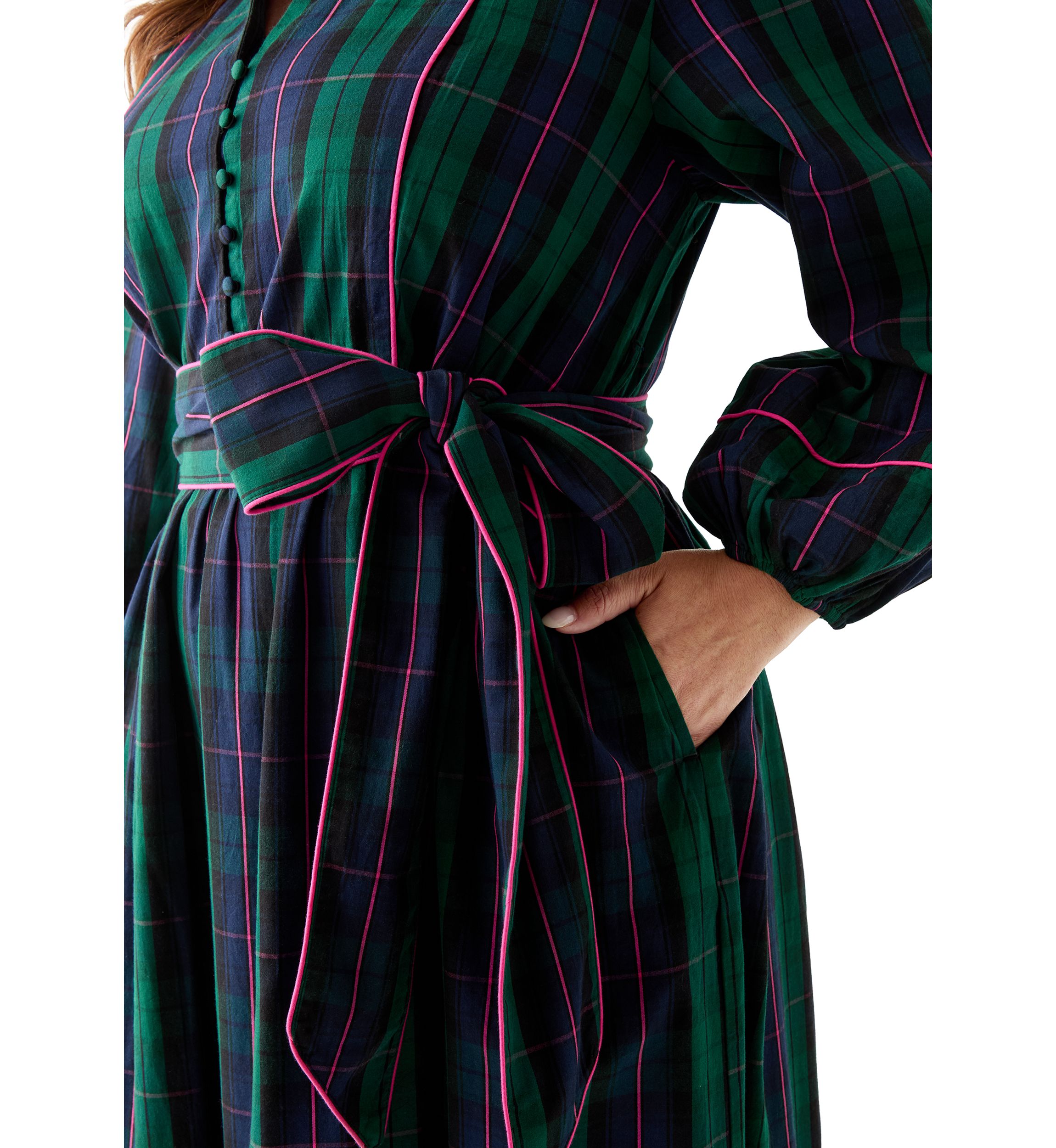 Plus Size Midi Split Neck Dress