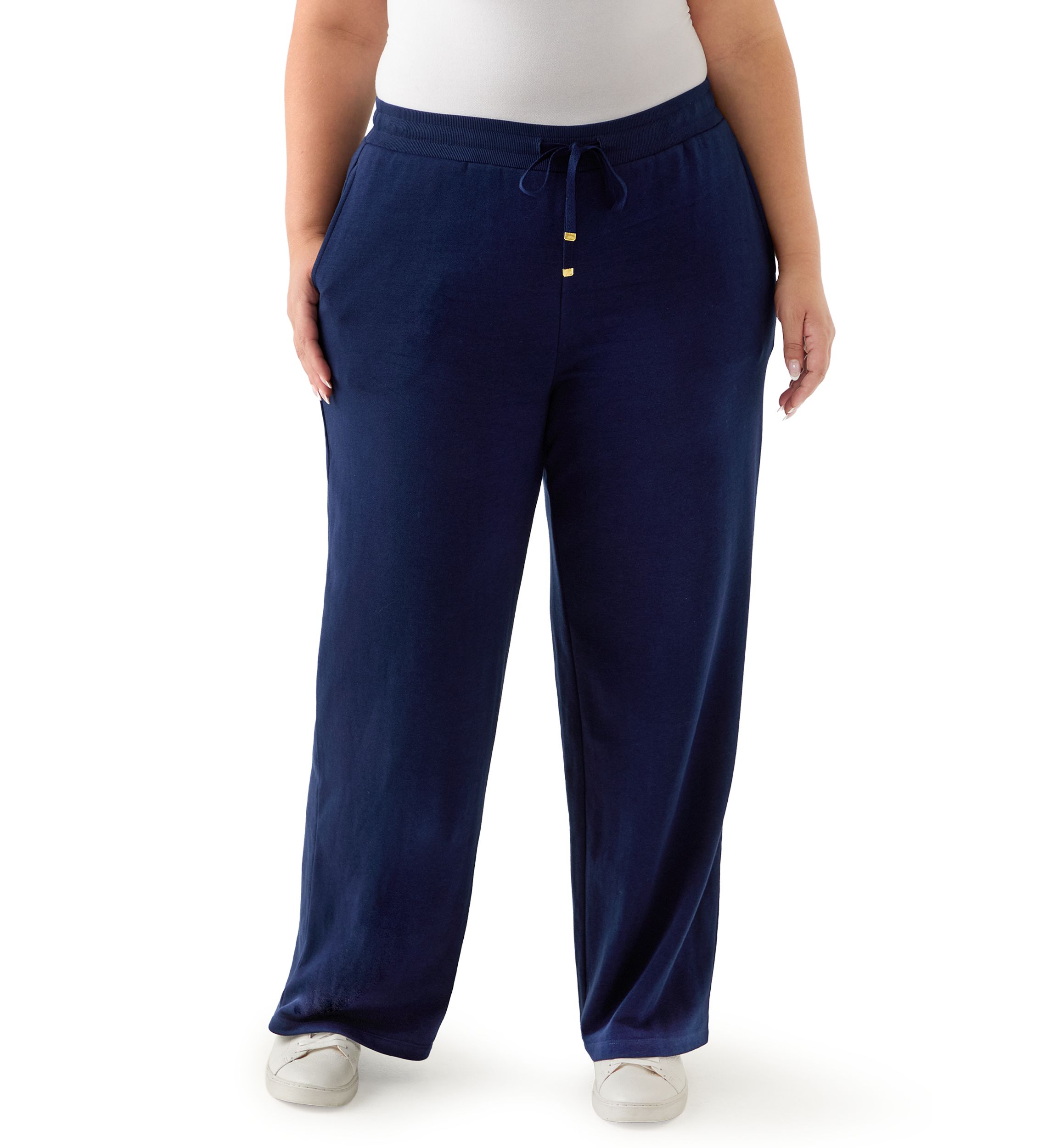  Plus Size Wide Leg Pants