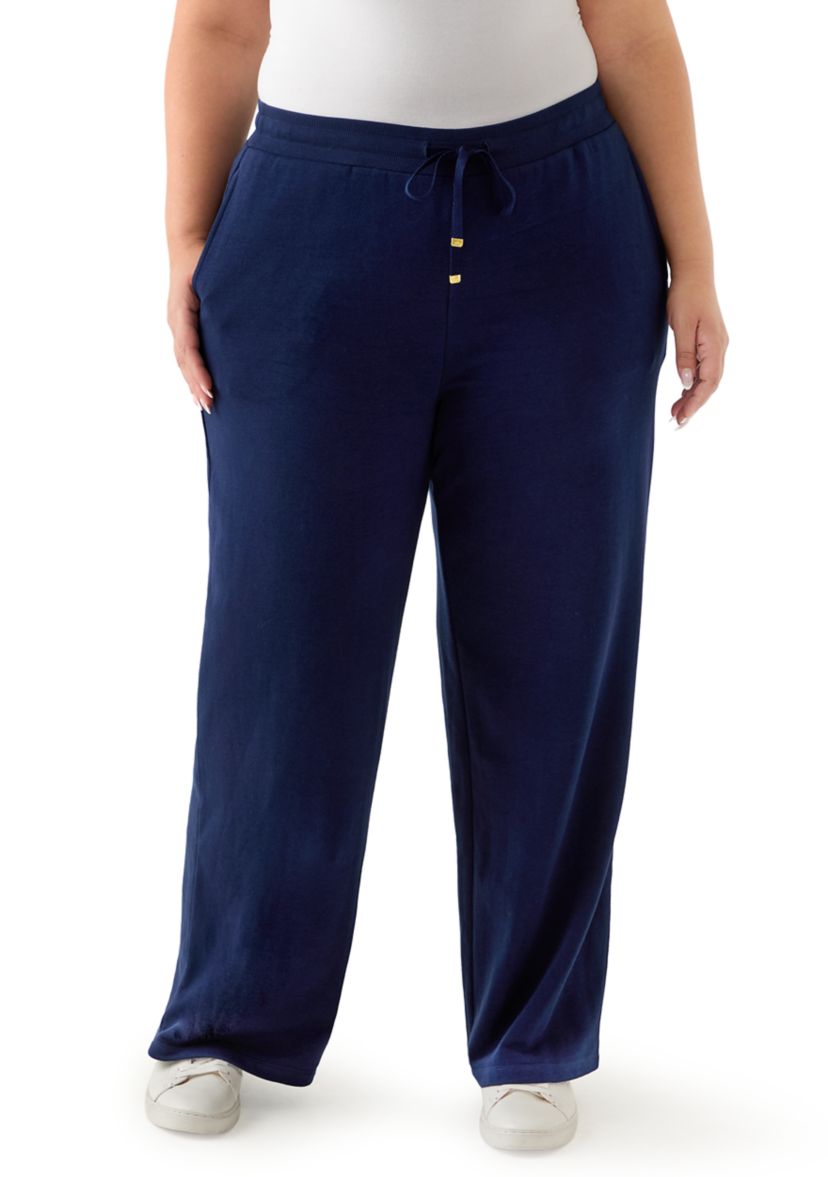 Plus Size Wide Leg Pants