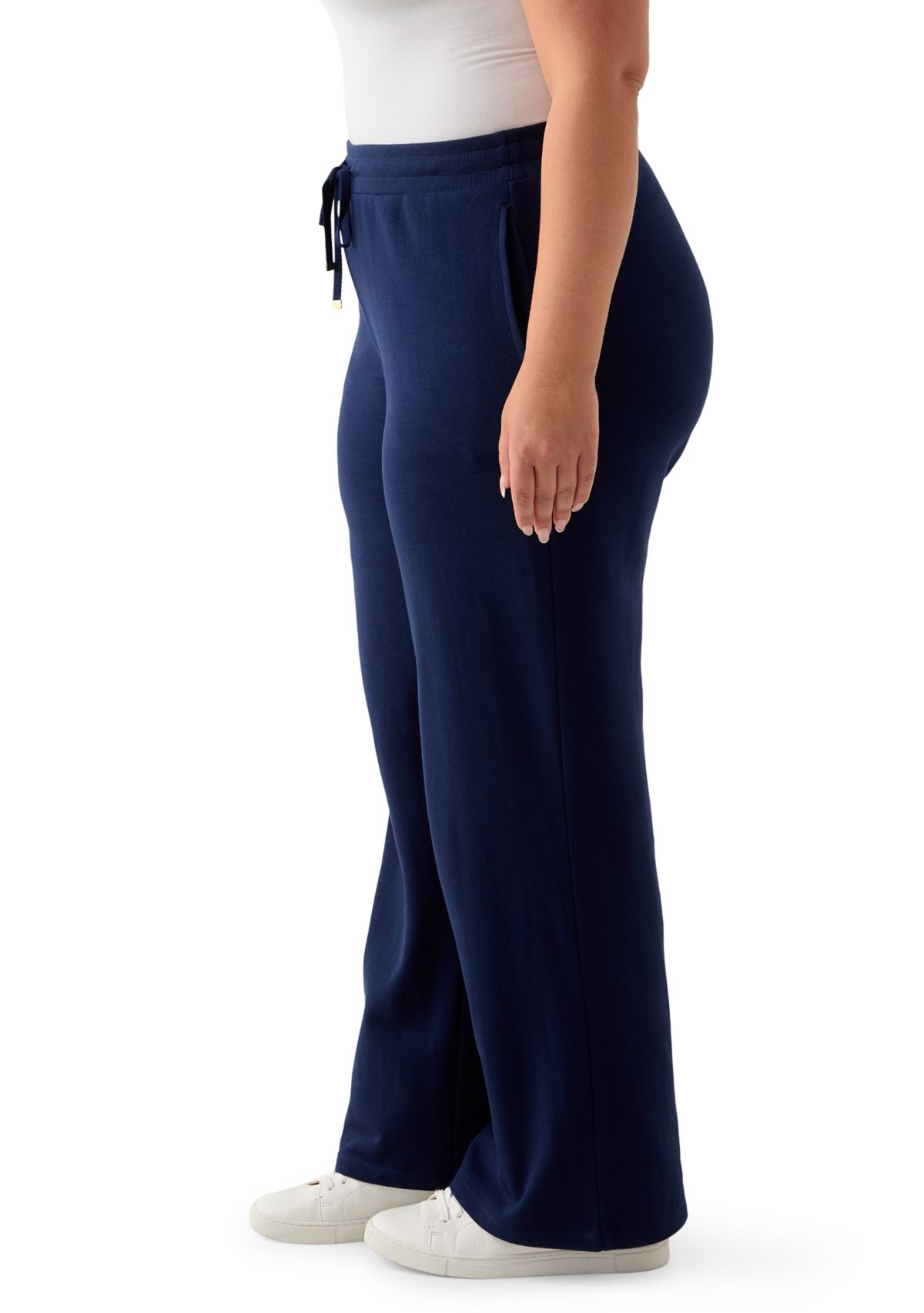  Plus Size Wide Leg Pants