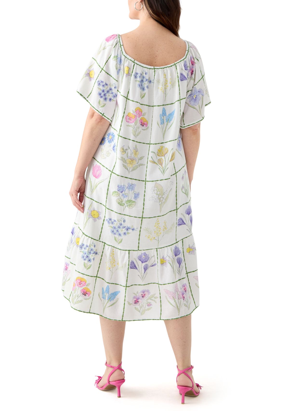 Plus Size Printed House Dress