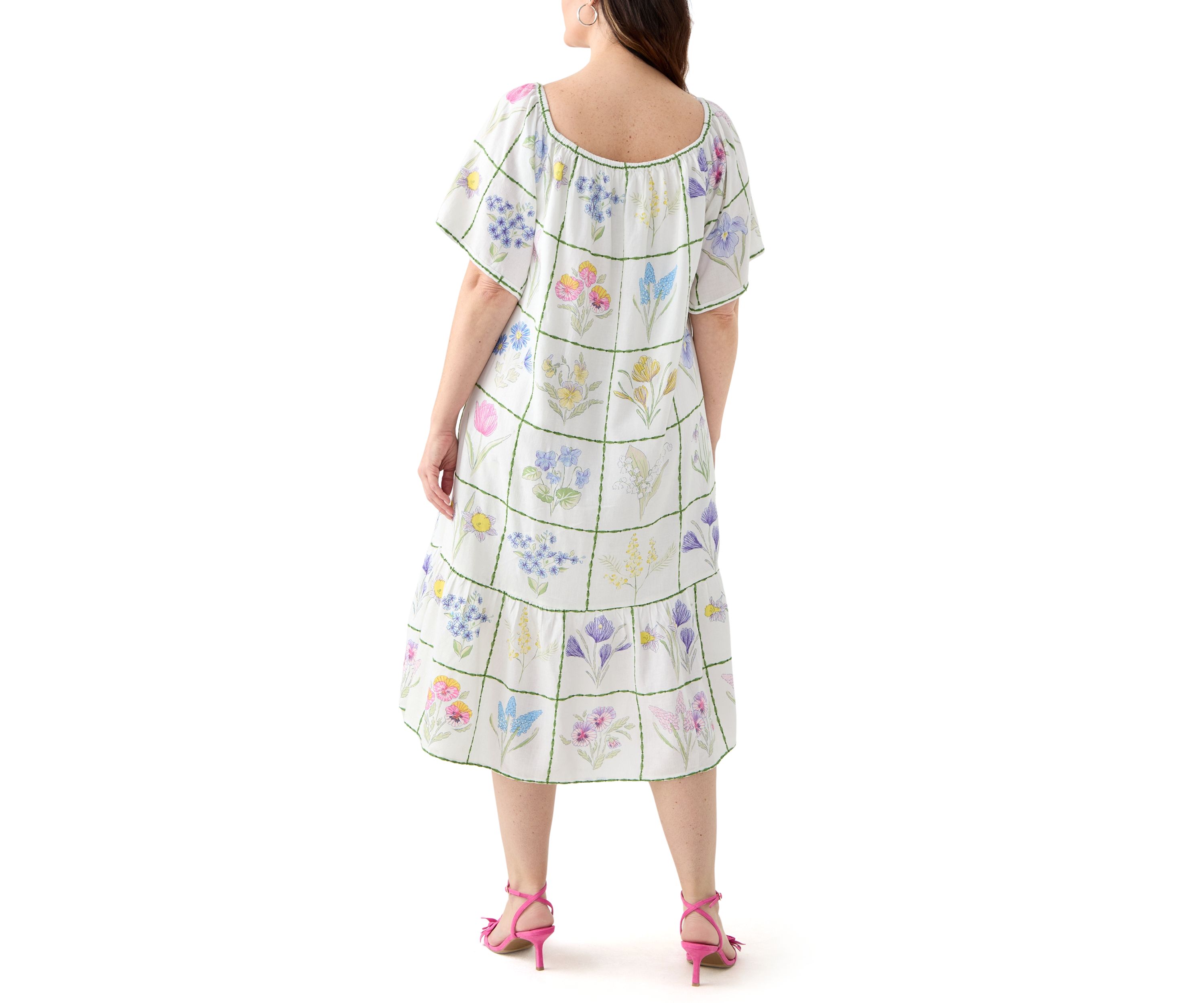 Plus Size Printed House Dress