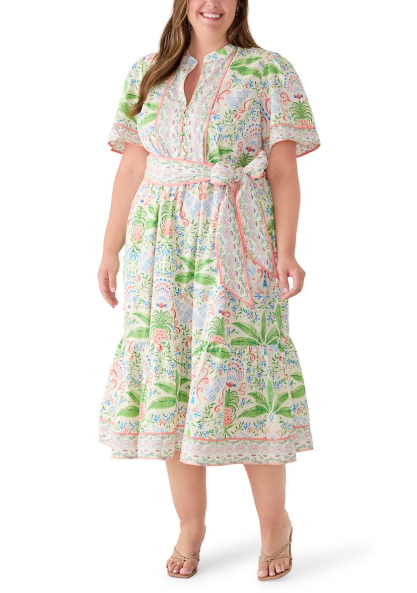 shirt dress plus size Donnie Drawstring 41 Waist Crown & Ivy Plus Size