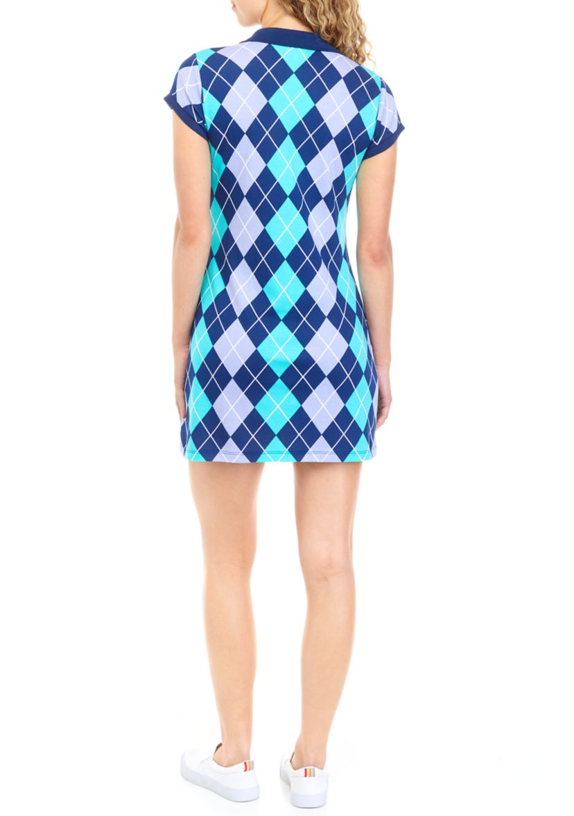 Juniors Short Sleeve Polo Dress