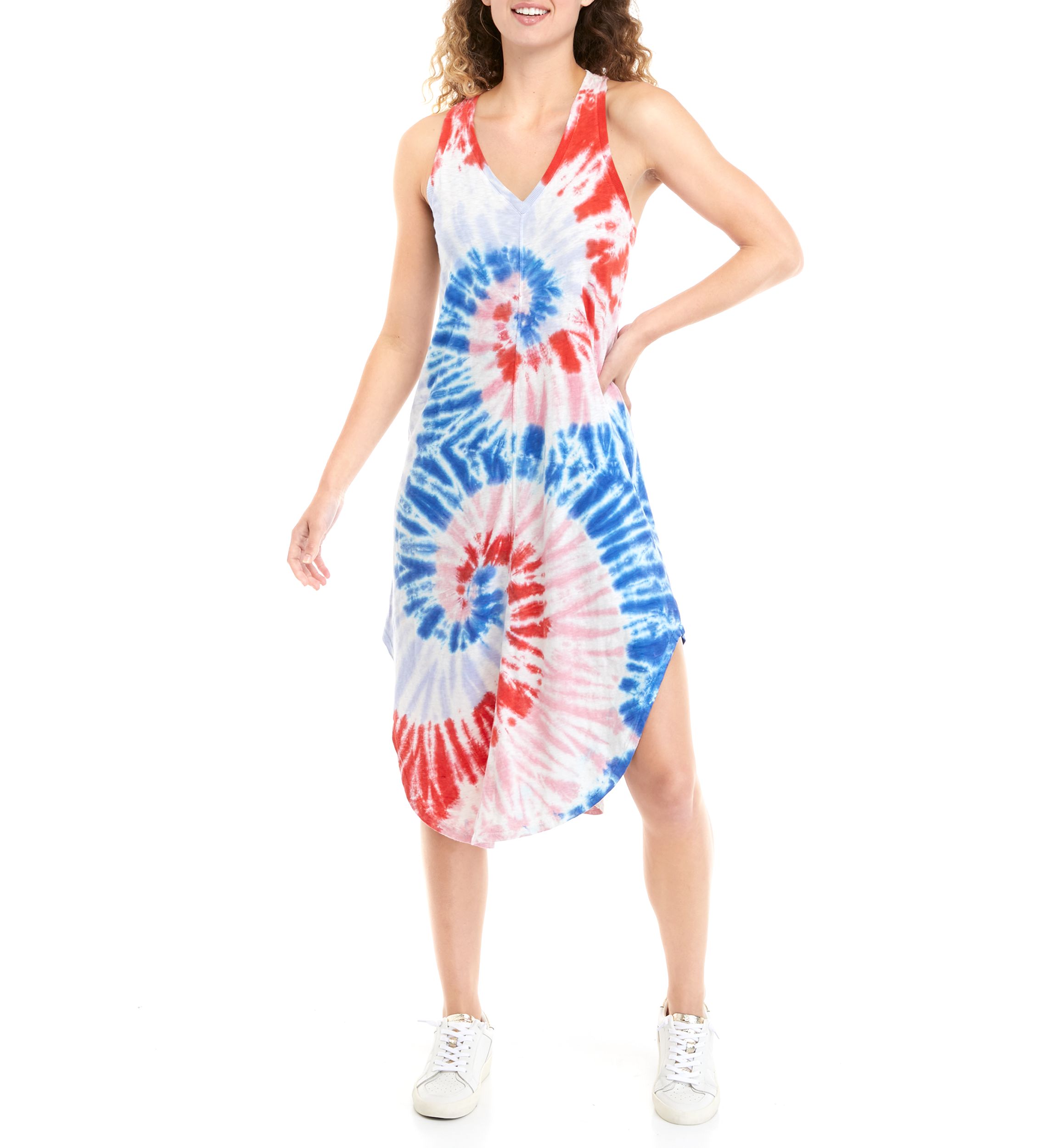 Tie Dye Midi Dress