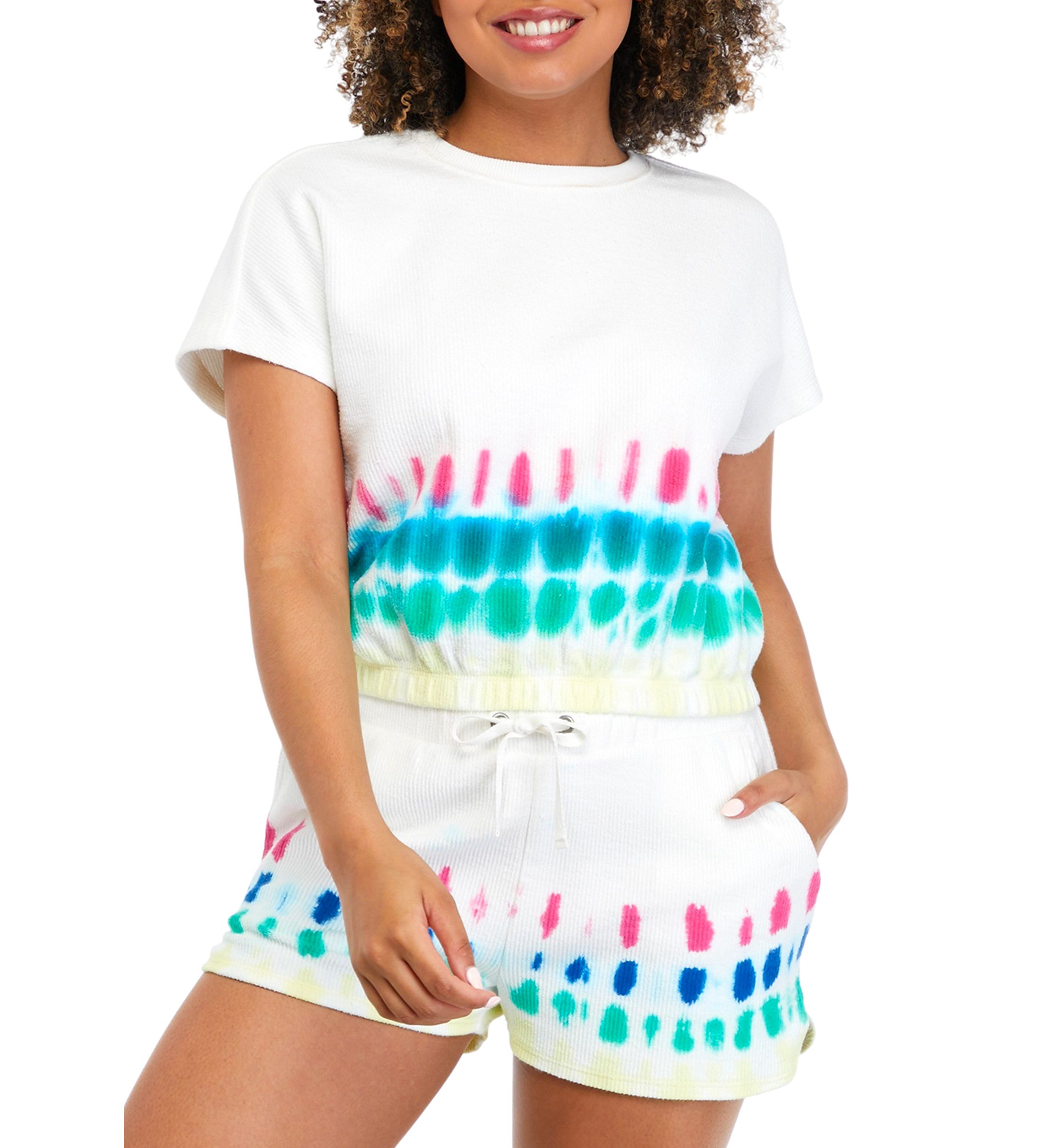 Juniors Short Raglan Sleeve Sweatshirt