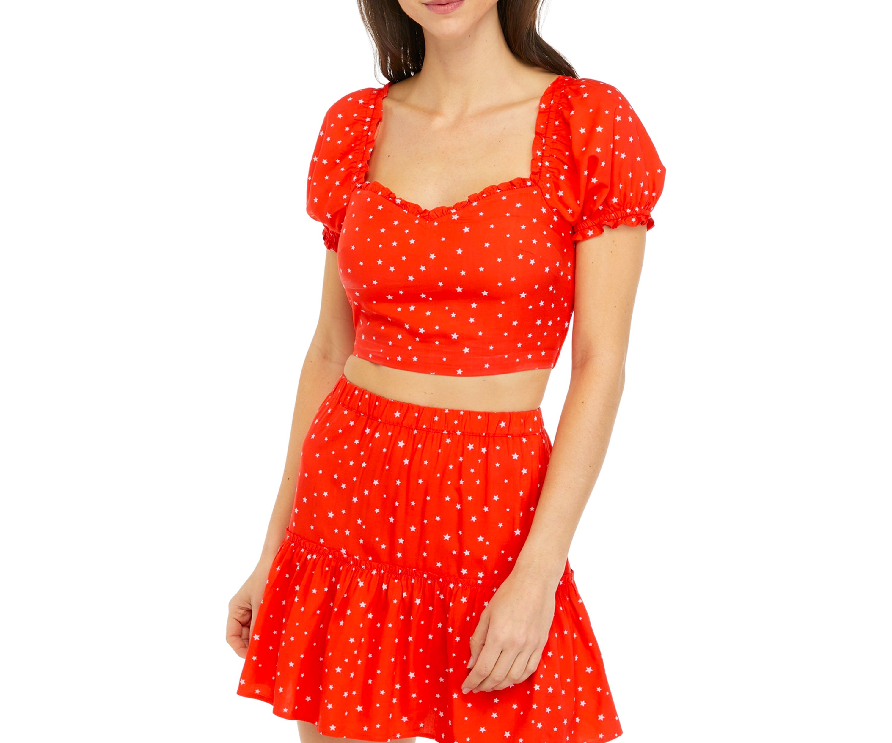 Juniors Puff Sleeve Top 