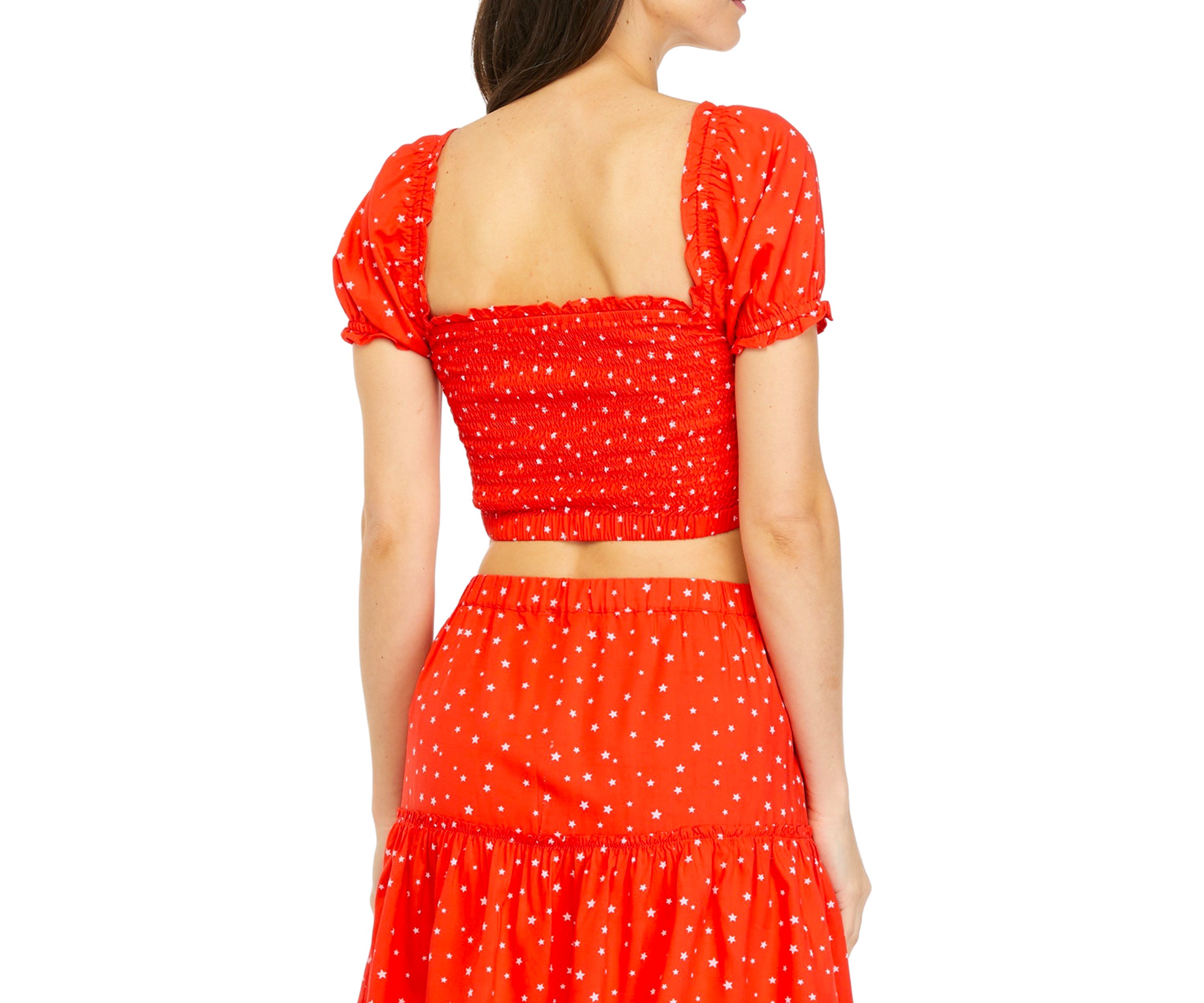 Juniors Puff Sleeve Top 