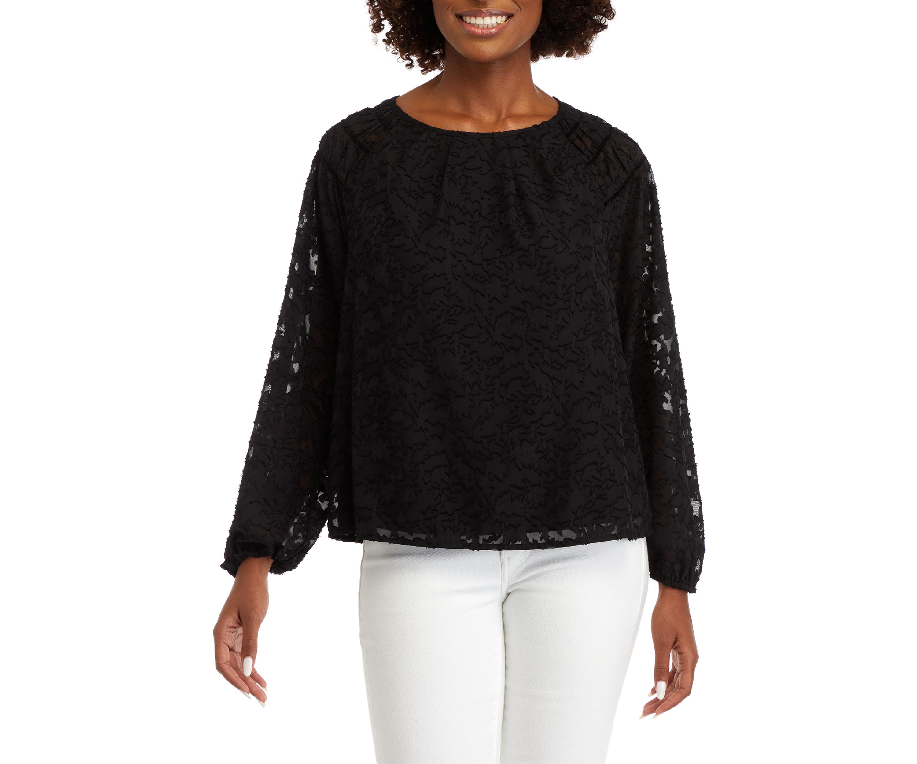 Womens Lace Detail Top