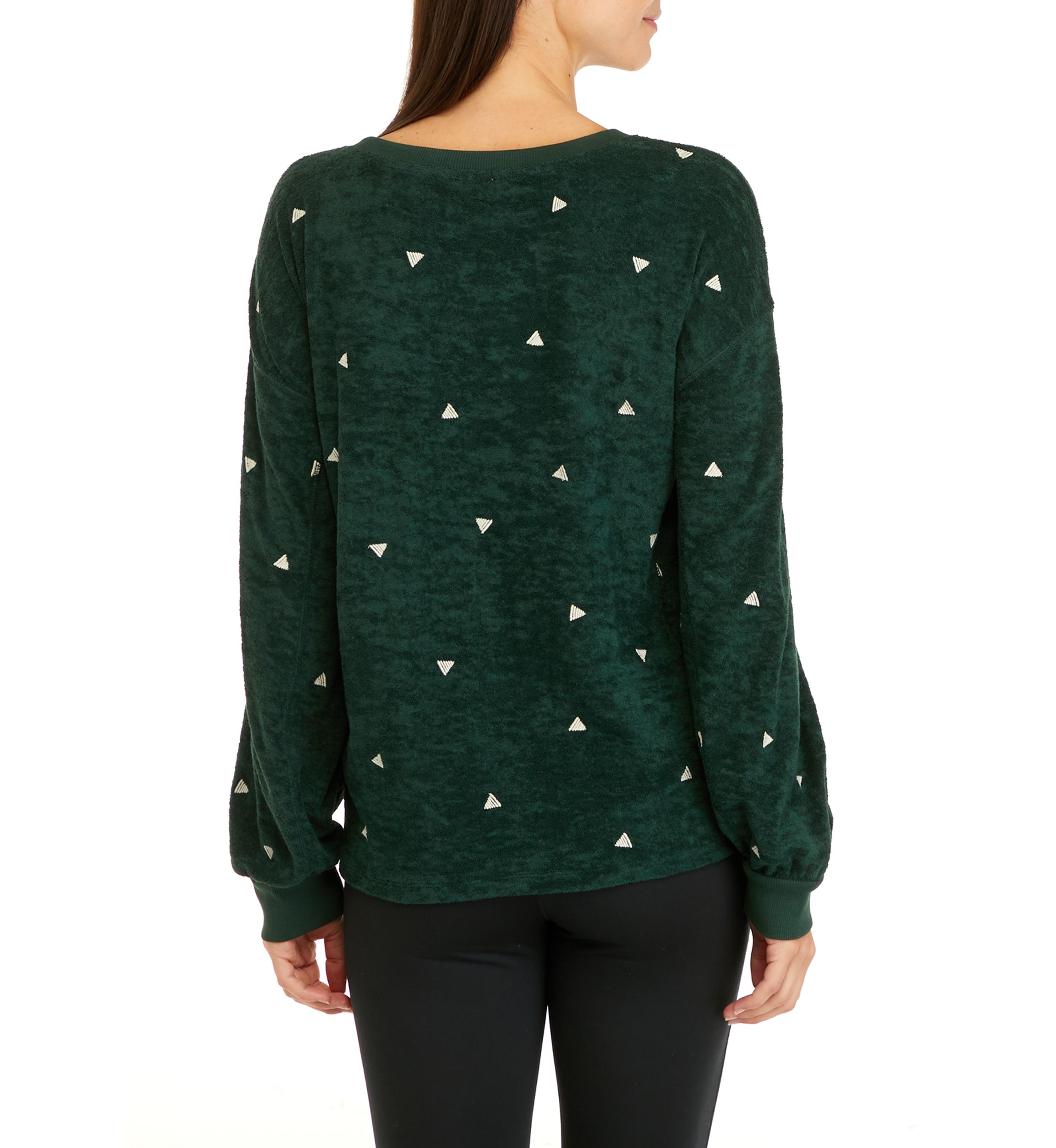 Studio Womens Embroidered Top