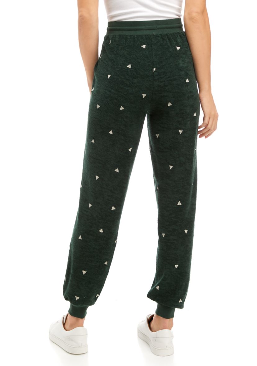 Terry Embroidered Joggers