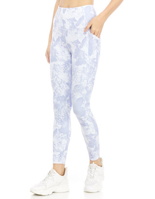 RBX Peached Printed 7/8 Ankle Length Leggings with Pocket