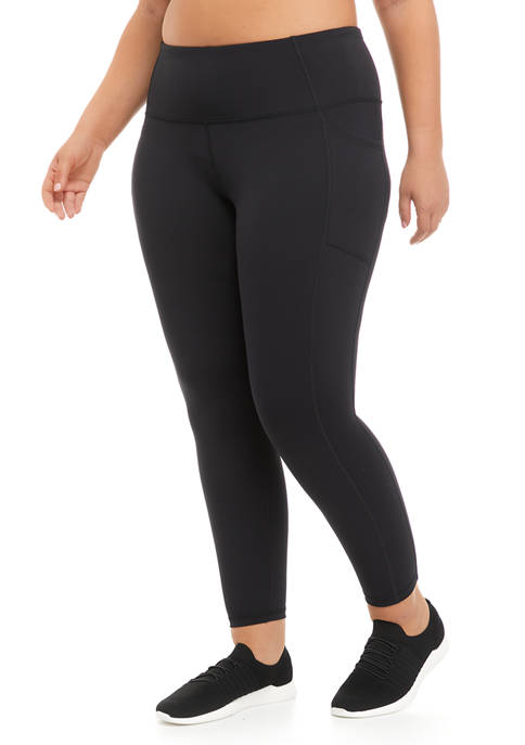 RBX Plus Size Ankle Length Leggings with Pockets