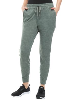 RBX Women's Peached Space Dye Knit Jogger with Pockets