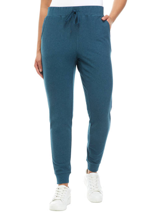 Womens Double Peached Interlock Joggers