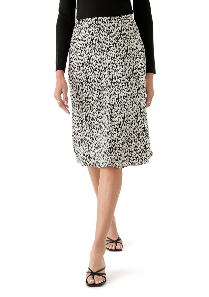 Petite Printed Skirt 