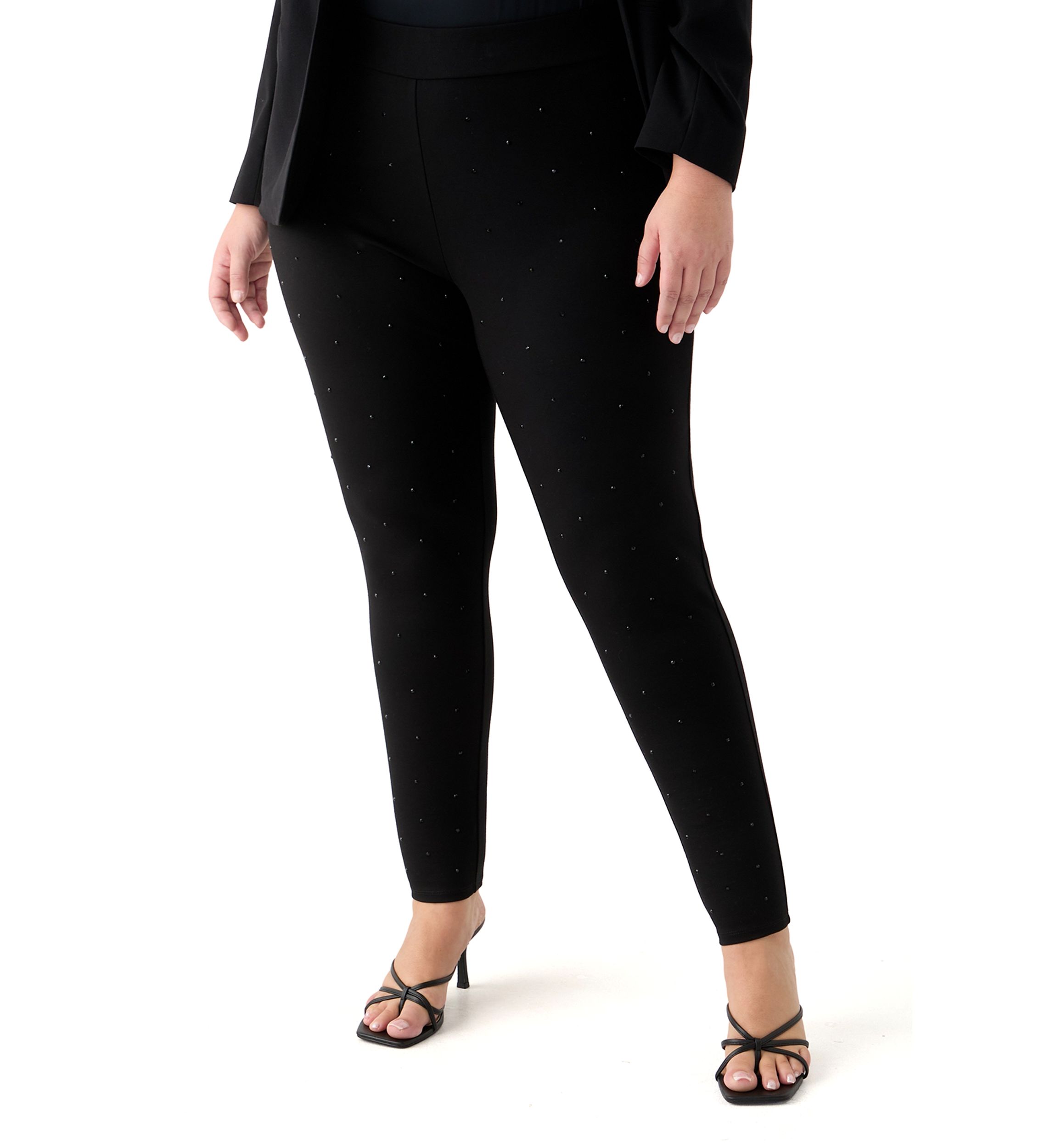 Plus Size Allover Heat Set Leggings