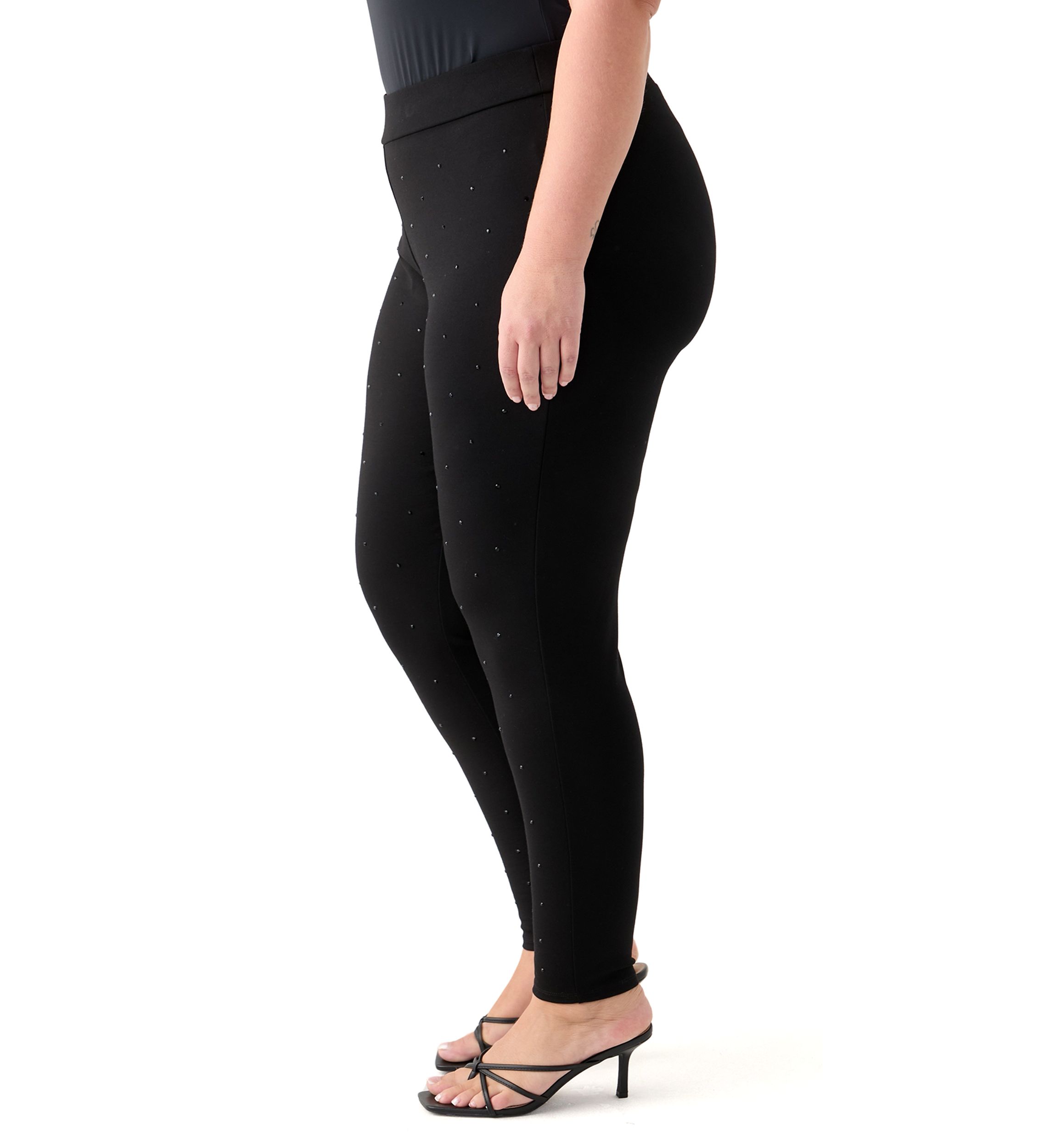 Plus Size Allover Heat Set Leggings