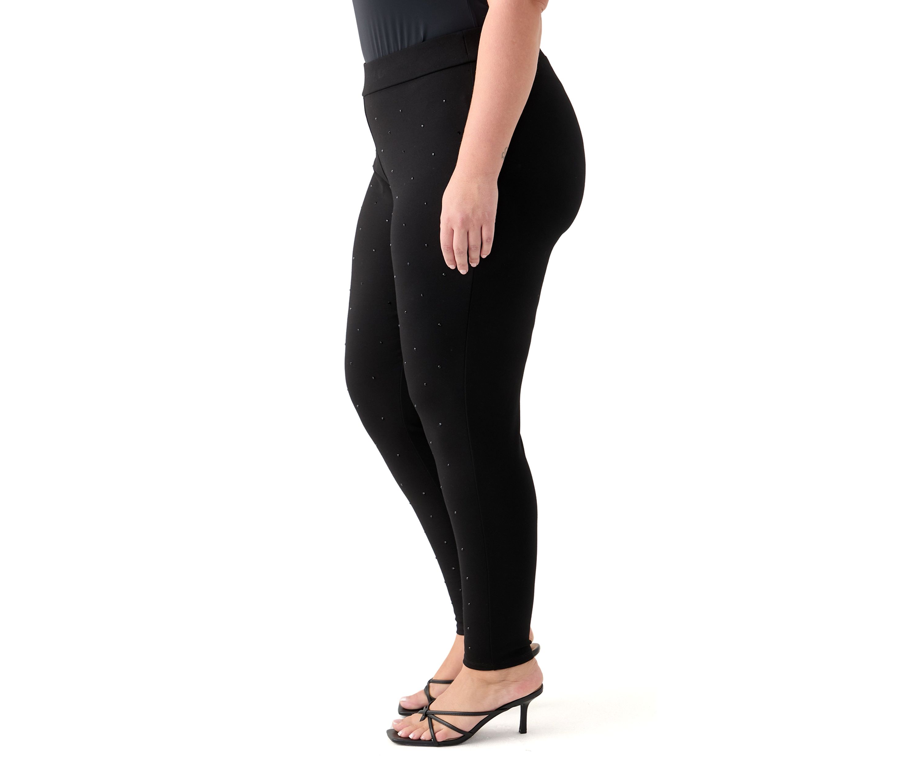 Plus Size Allover Heat Set Leggings