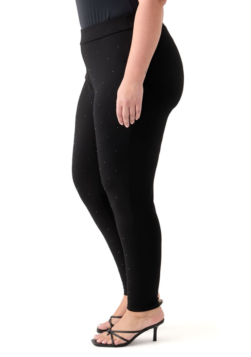 Plus Size Allover Heat Set Leggings