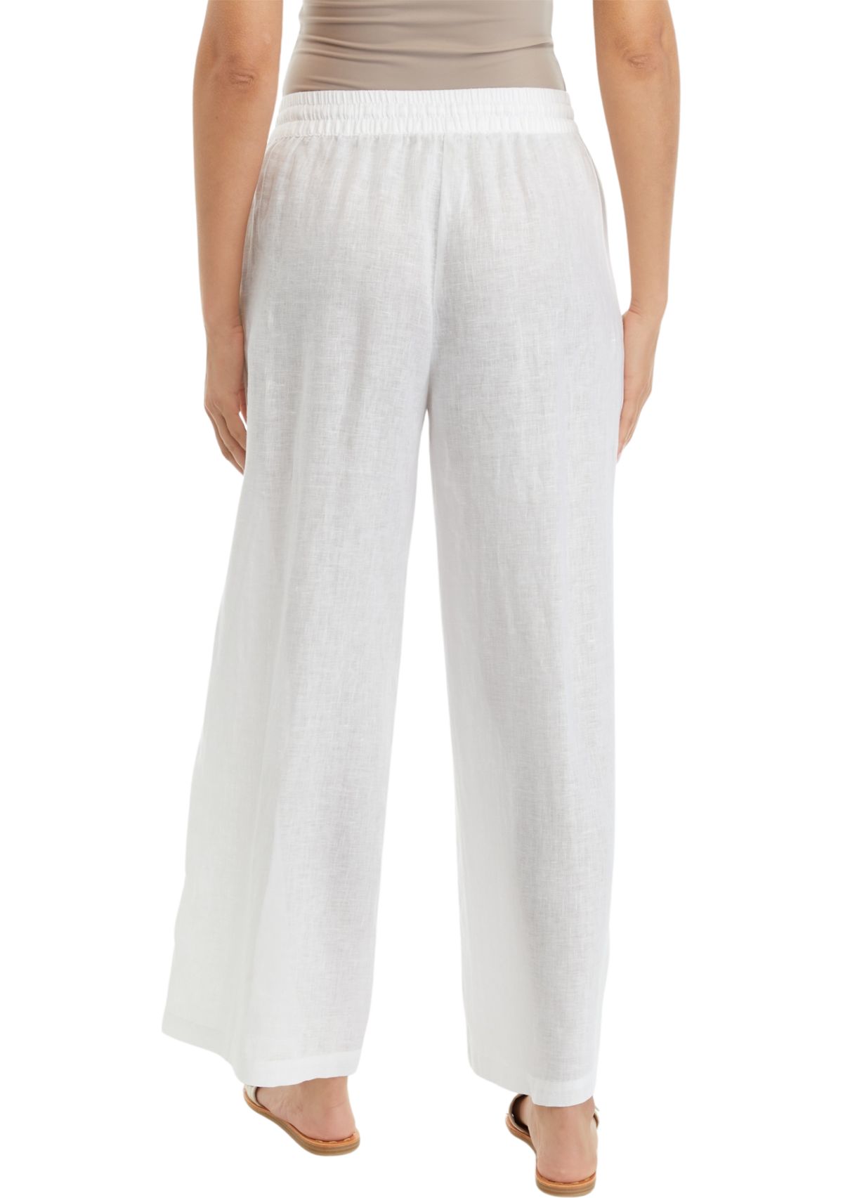 Womens Linen Pull On Pants