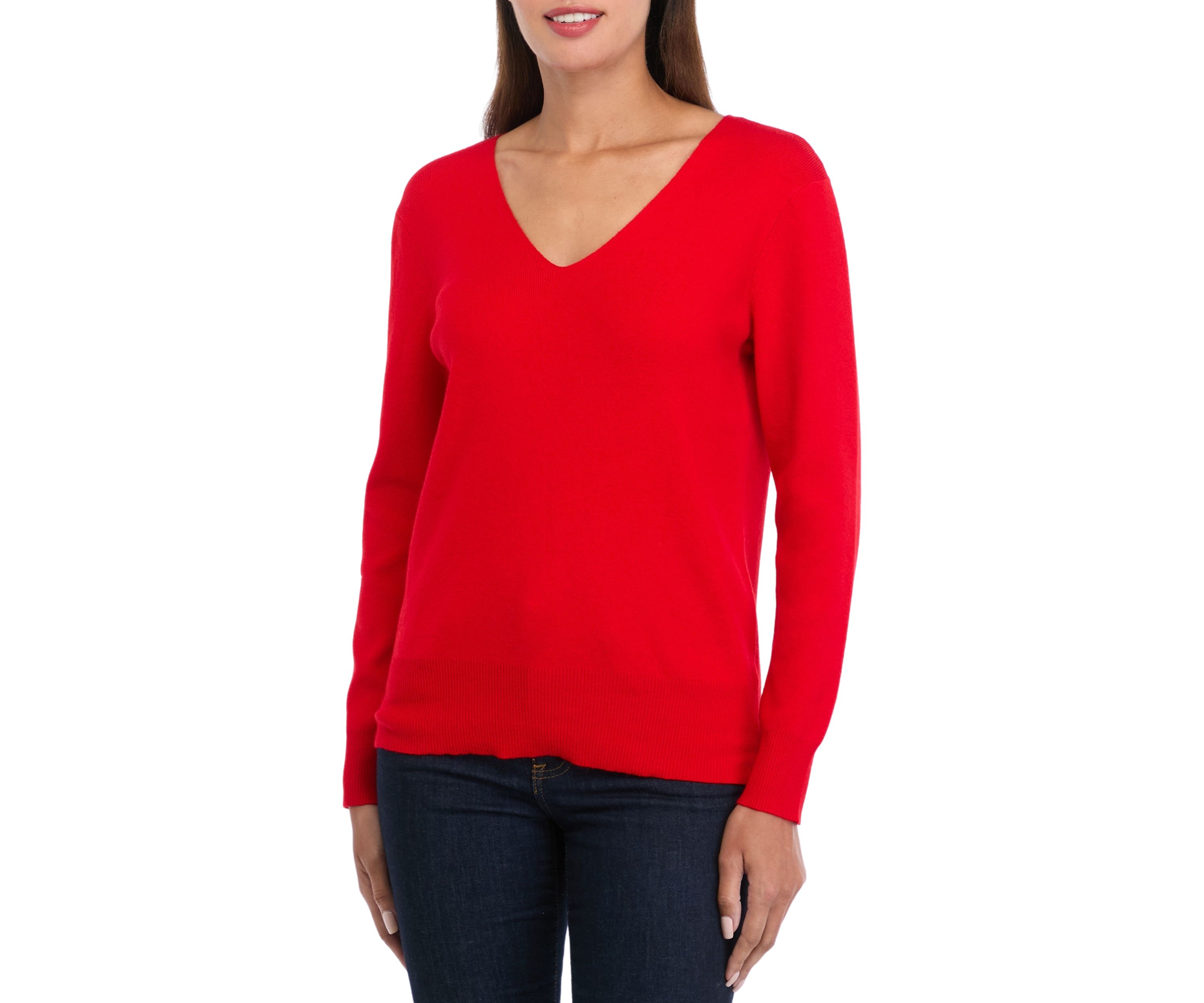 Womens V-Neck Sweater