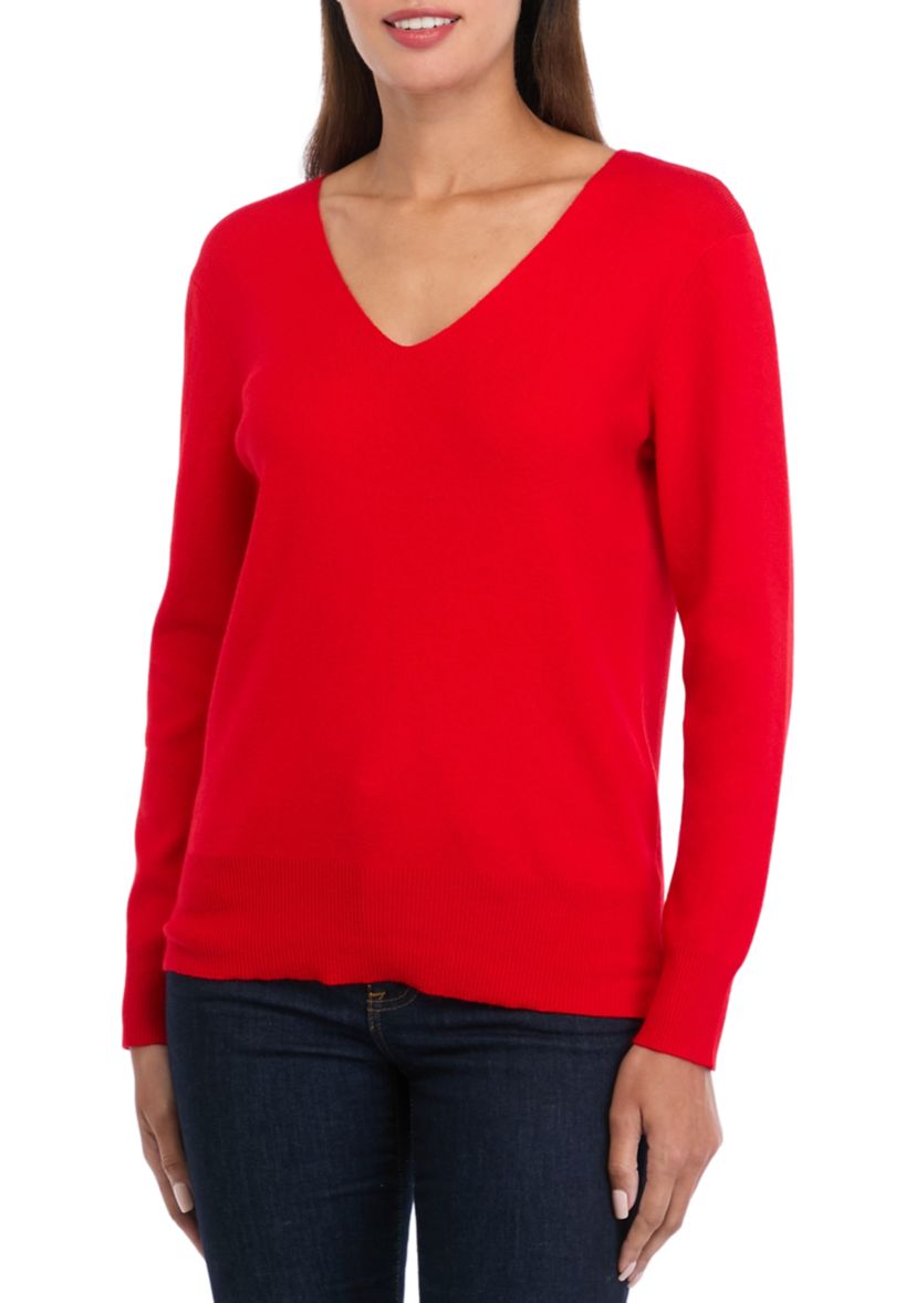 Womens V-Neck Sweater