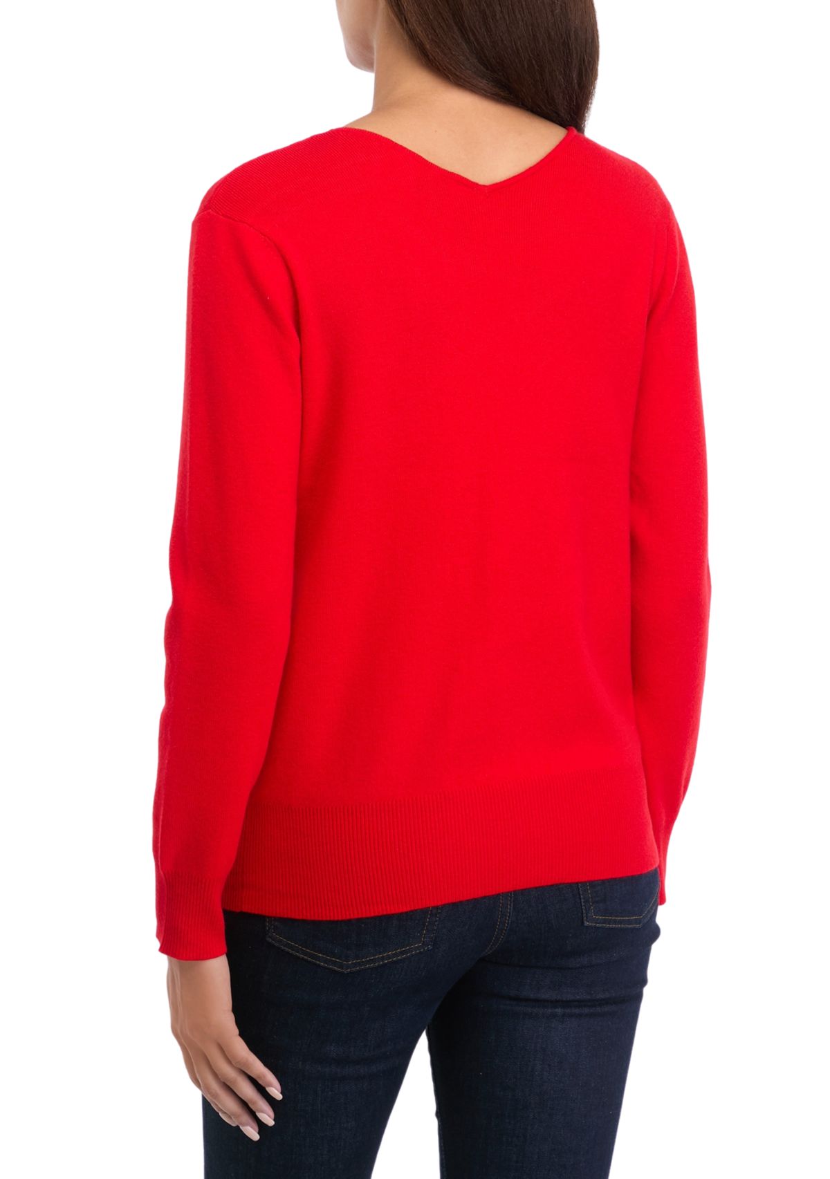 Womens V-Neck Sweater