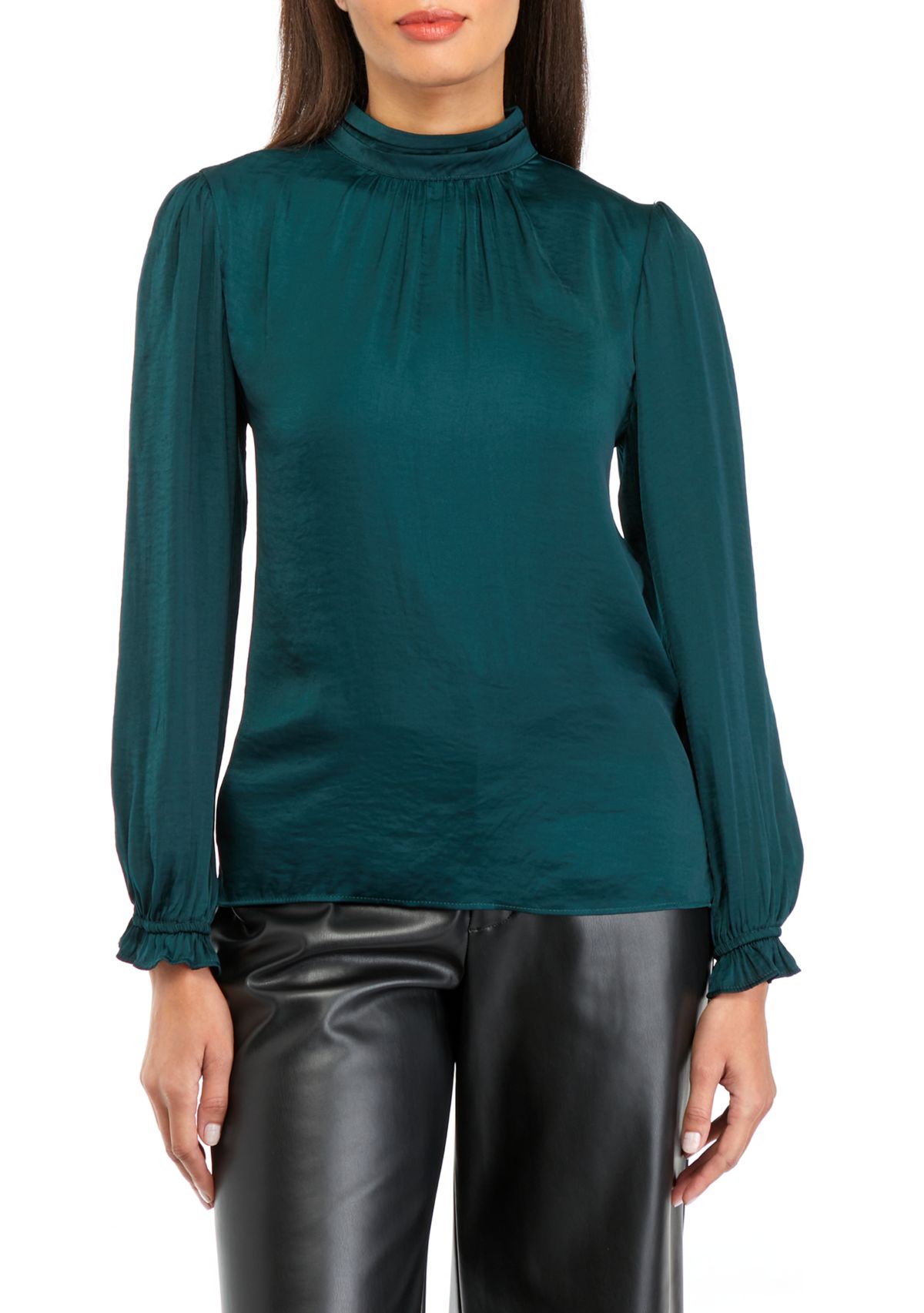 Womens Solid Airflow Blouse