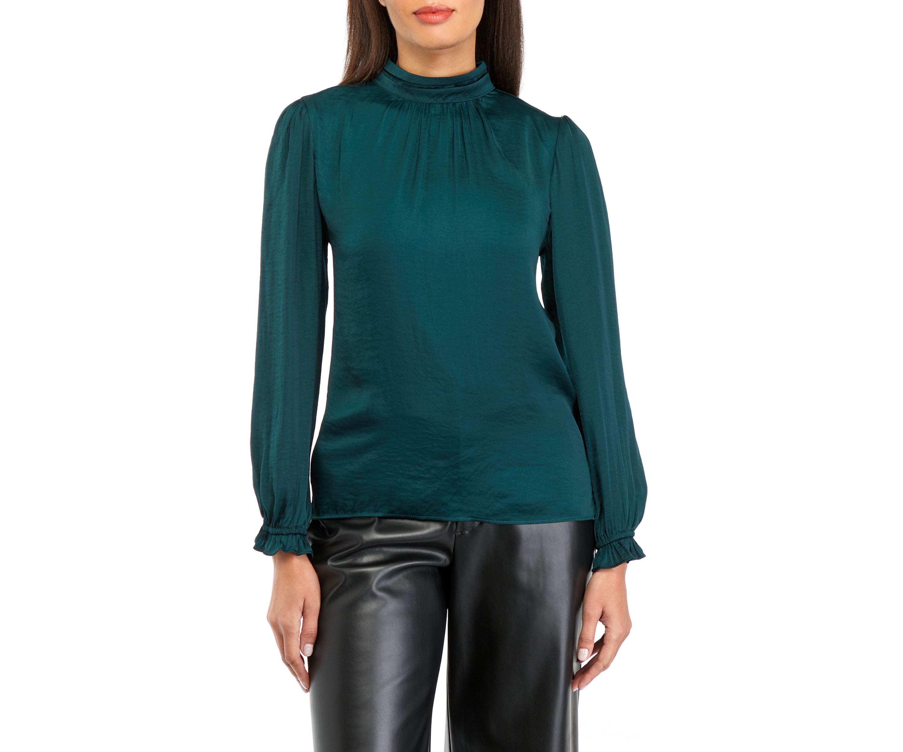 Womens Solid Airflow Blouse