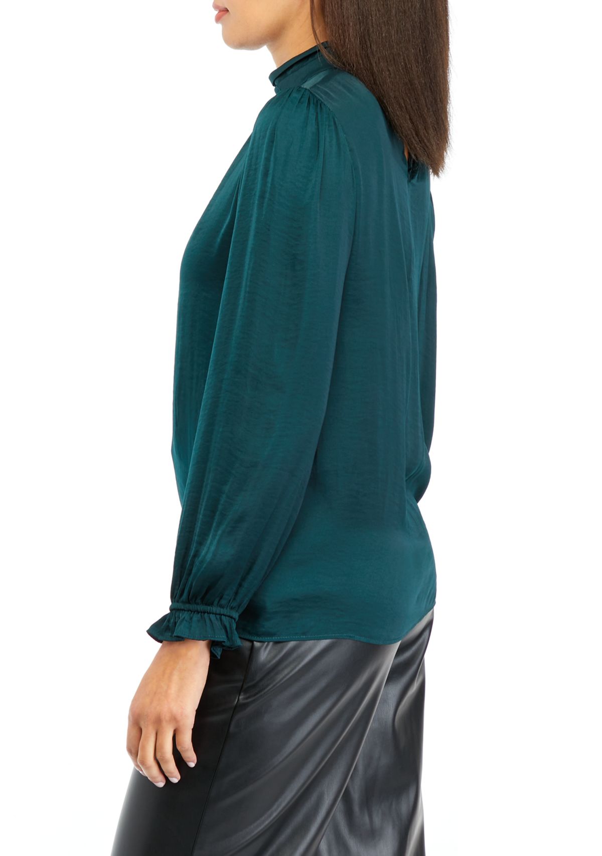 Womens Solid Airflow Blouse