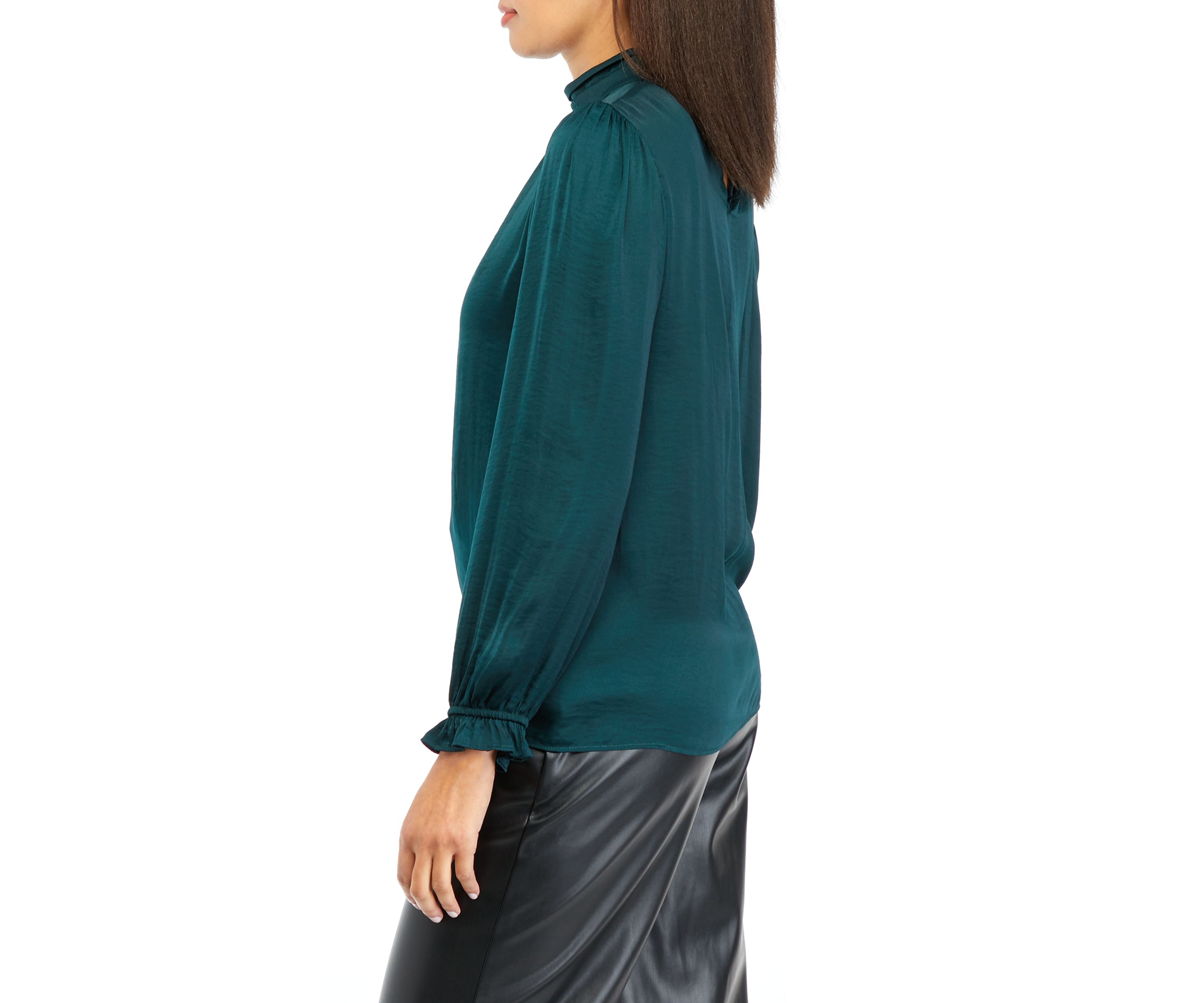 Womens Solid Airflow Blouse