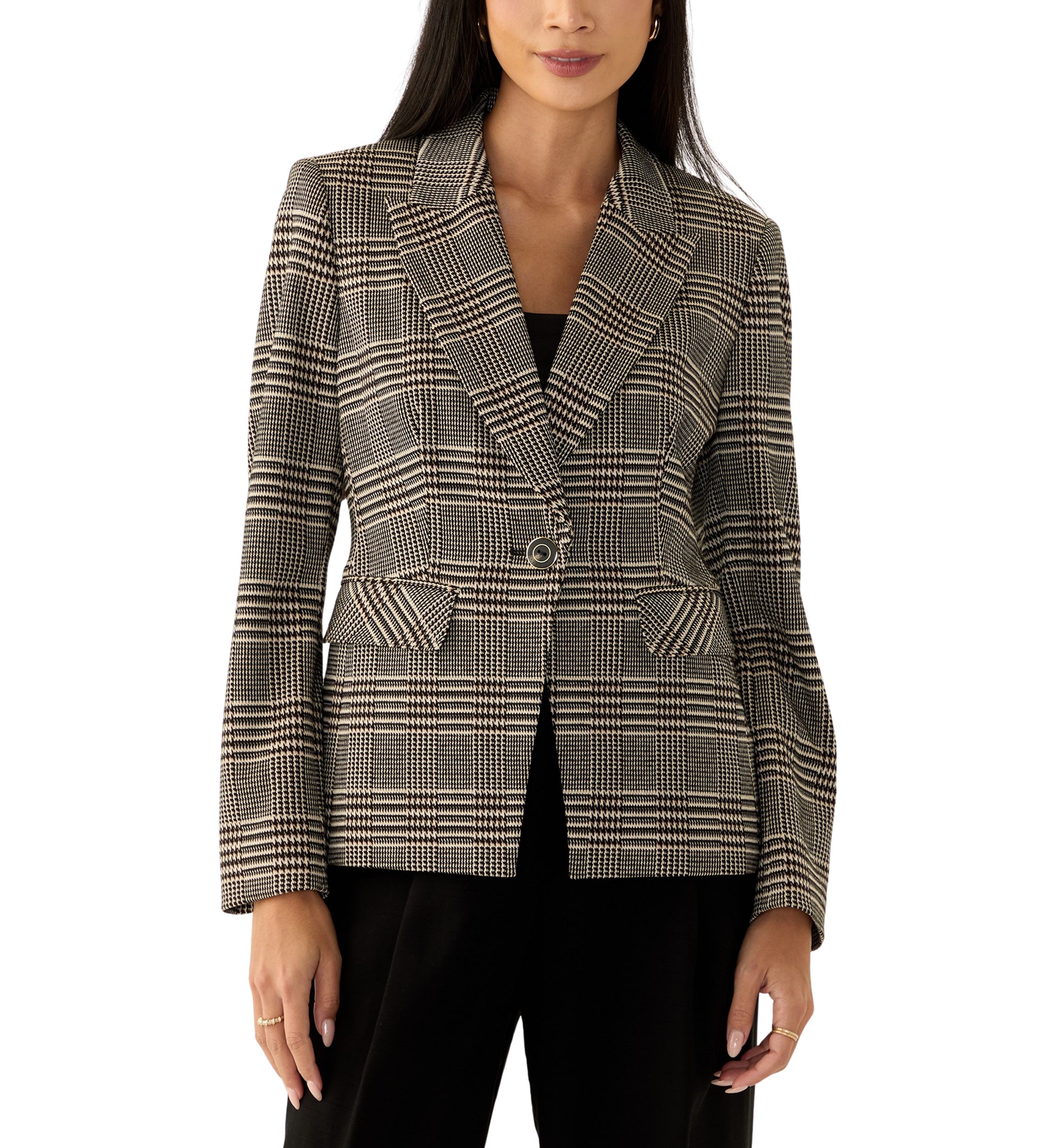 Petite Notch Lapel Blazer