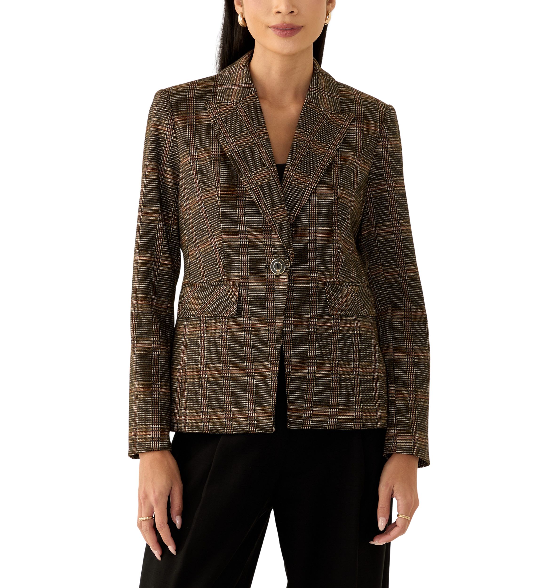 Petite Notch Lapel Blazer