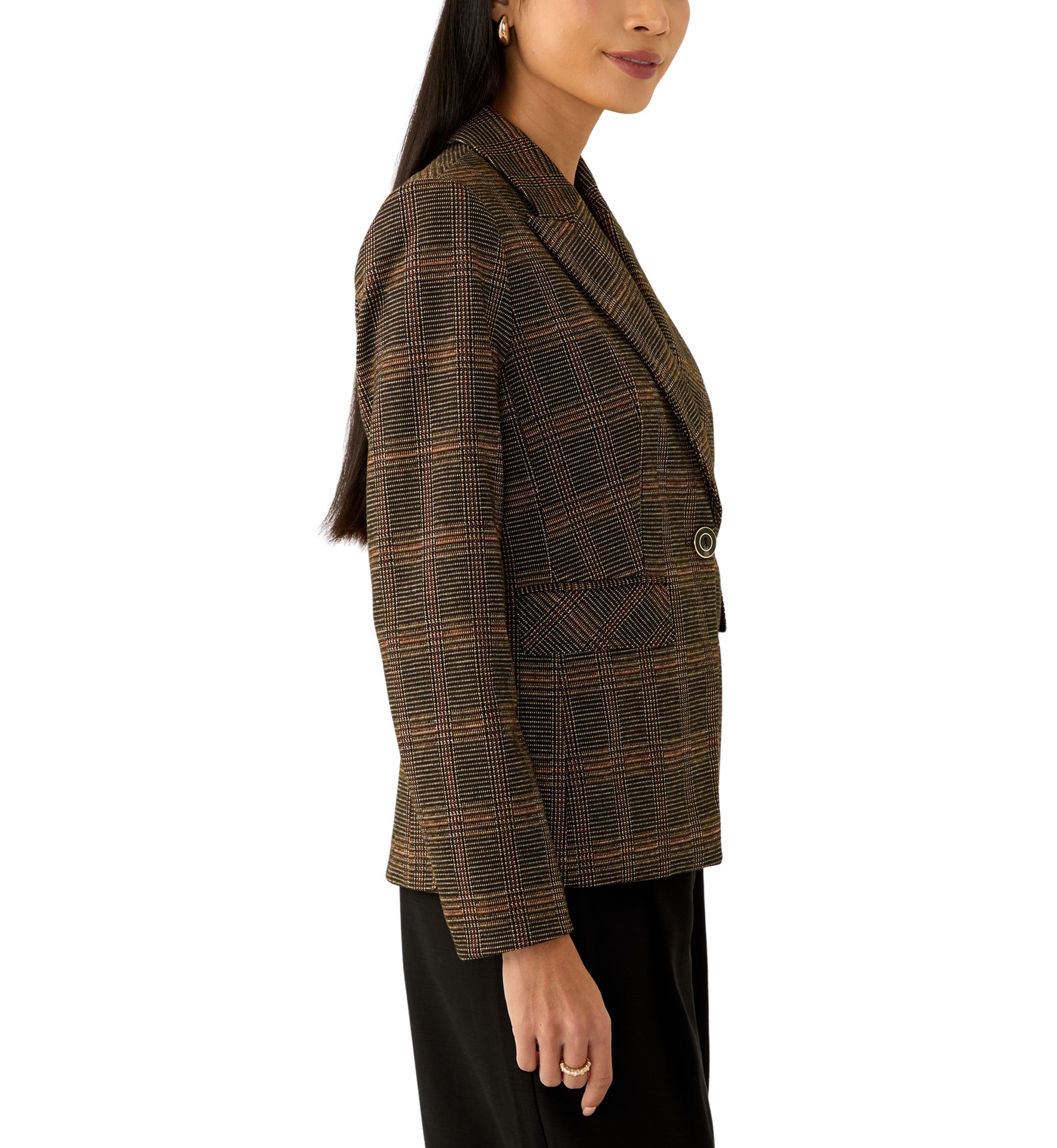 Petite Notch Lapel Blazer