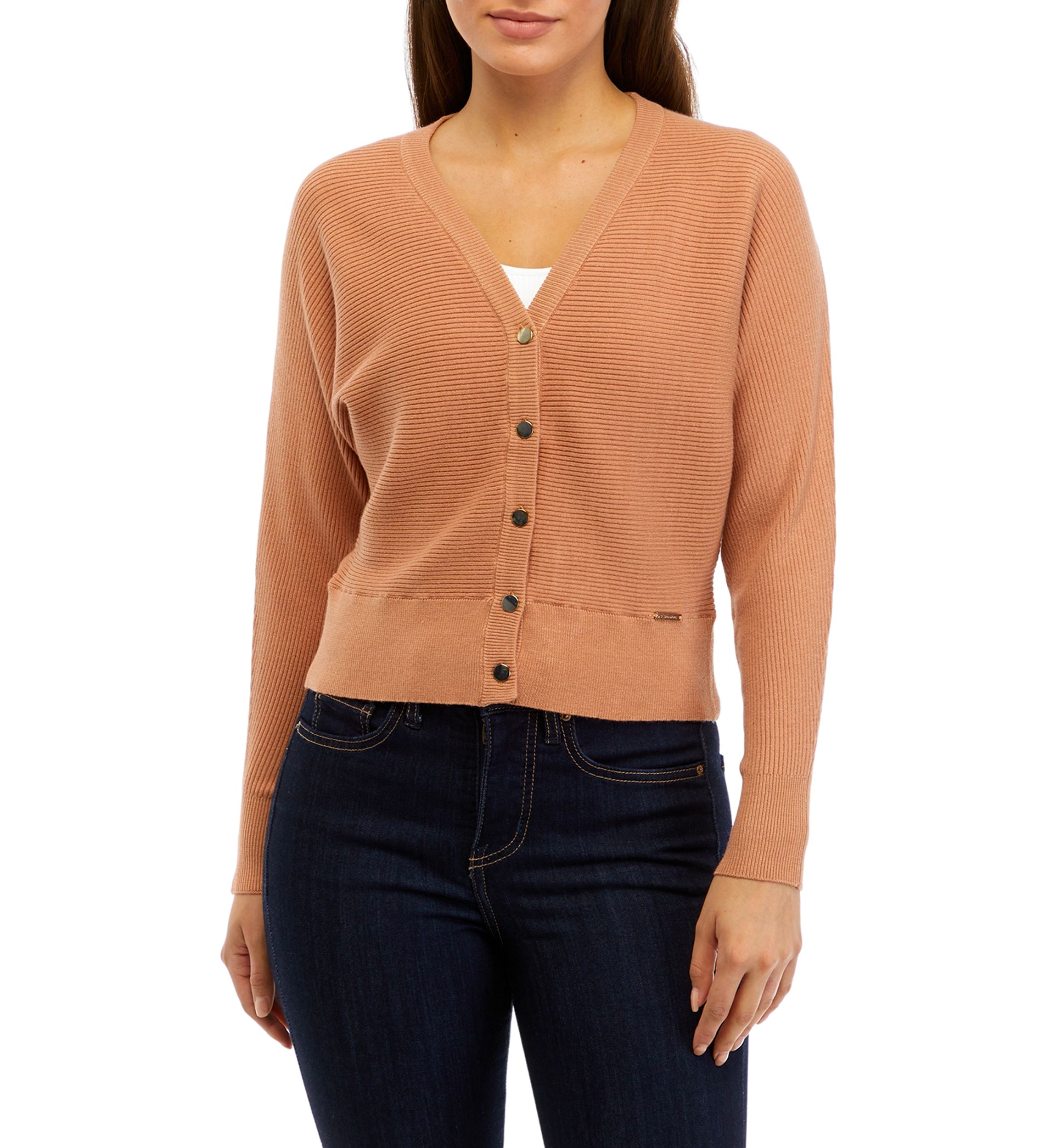 Petite V-Neck Sweater Knit Cardigan