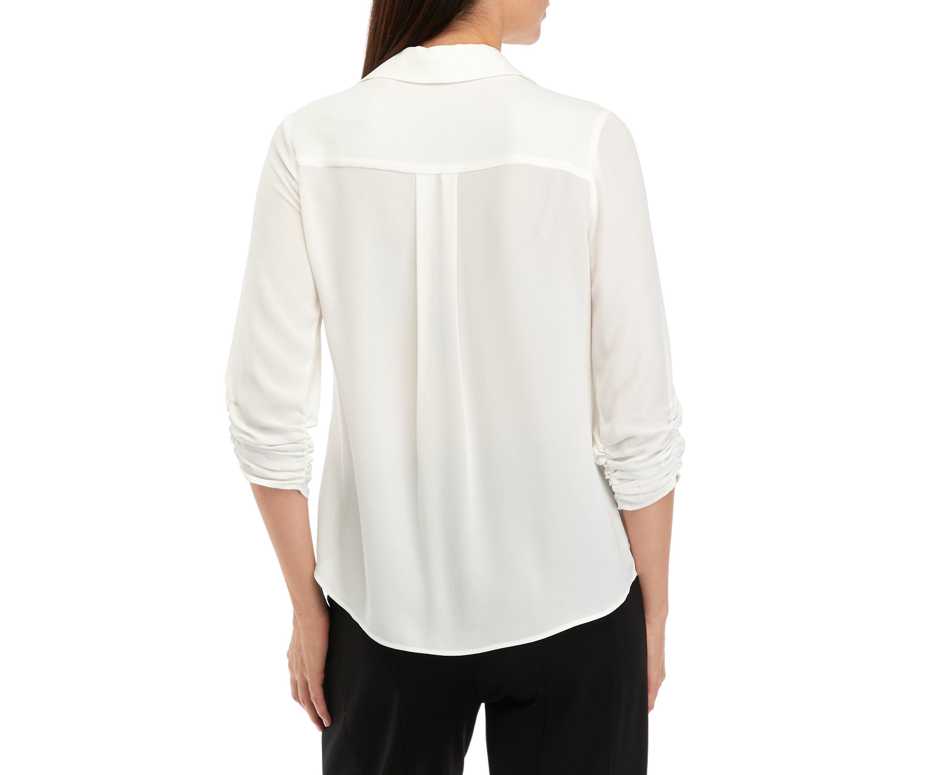 Petite Button Down Blouse