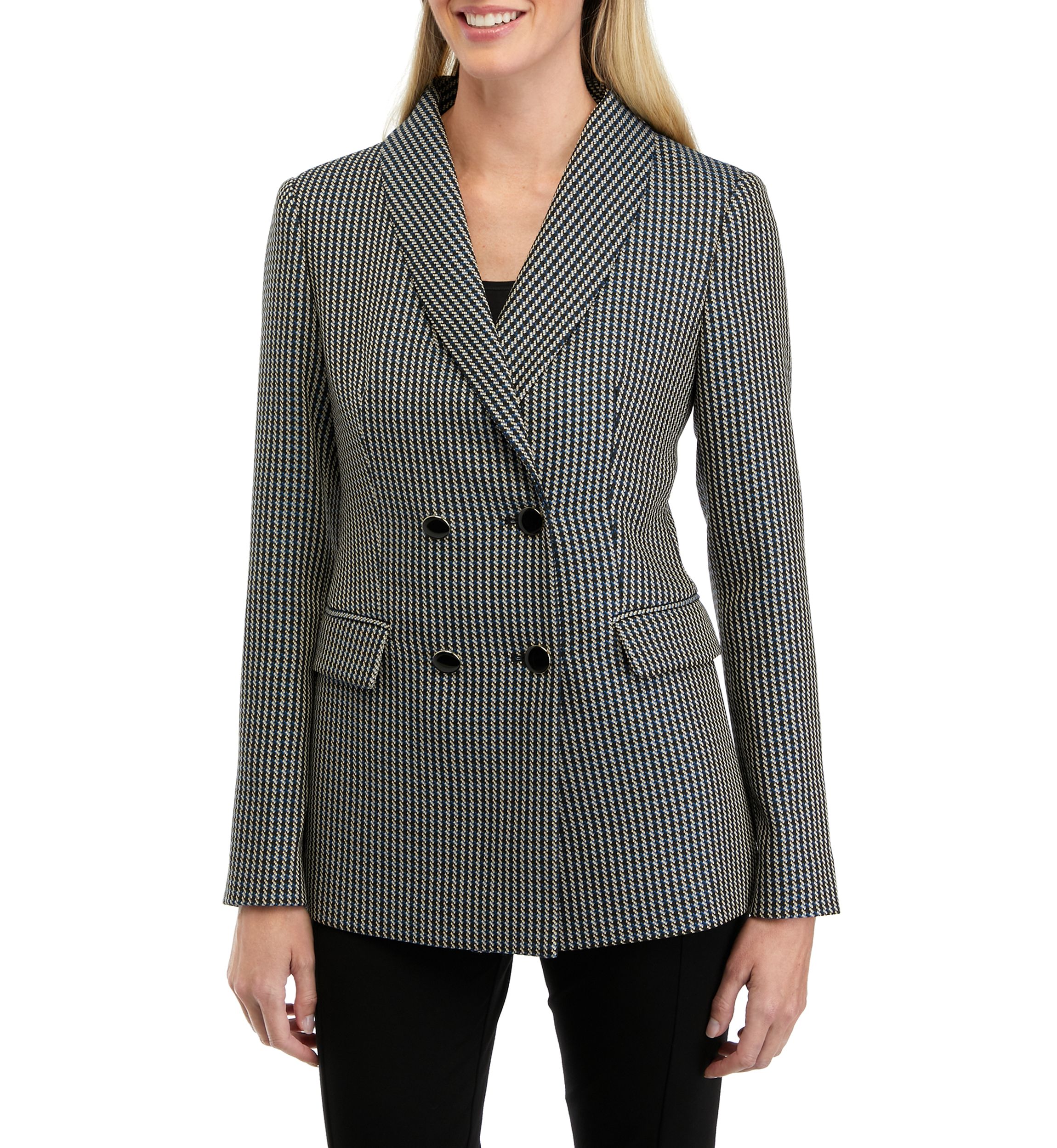 Womens Double Breasted Menswear Blazer
