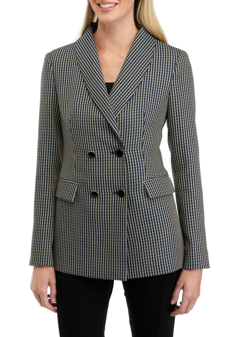 Womens Double Breasted Menswear Blazer