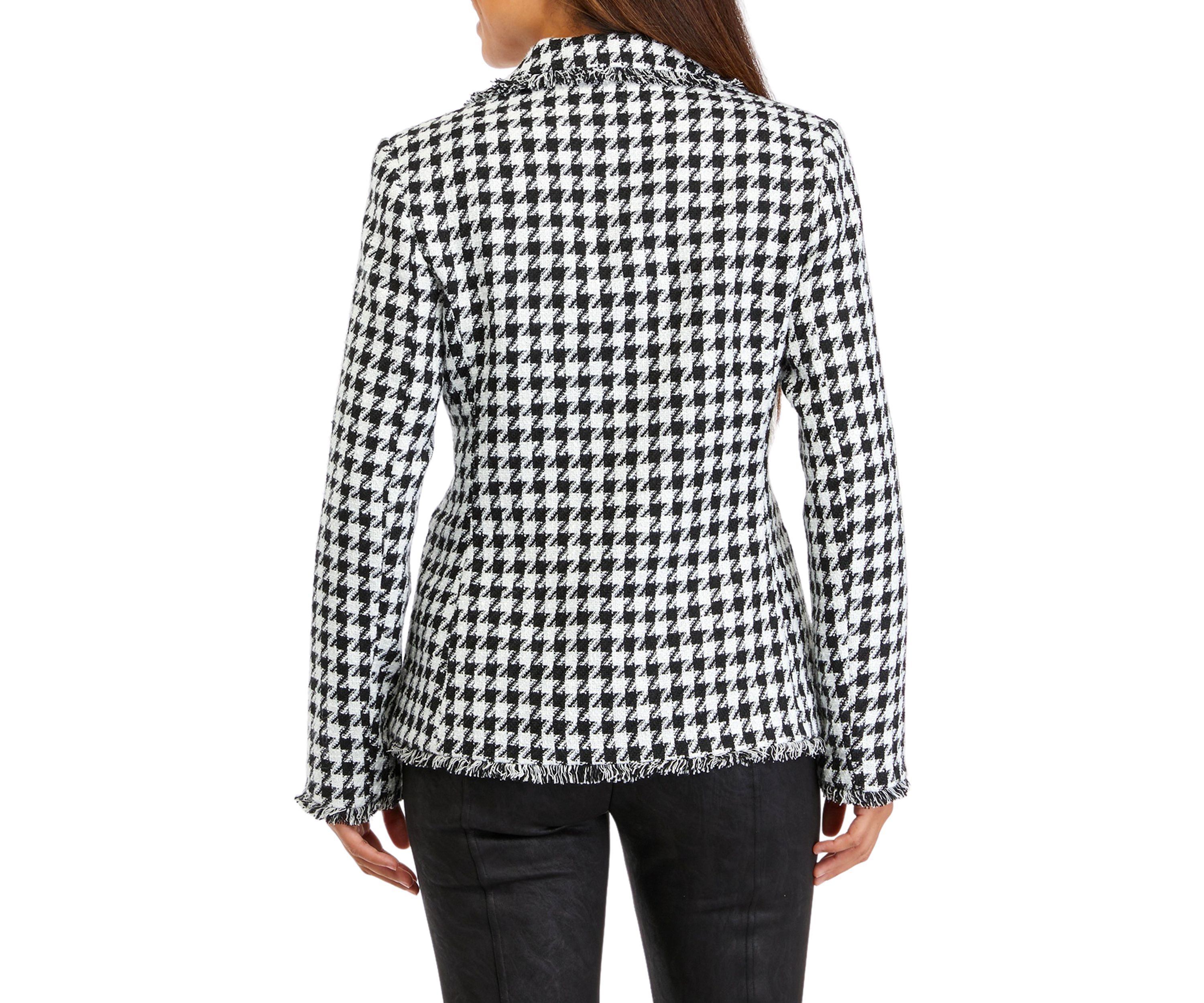 Petite Houndstooth Blazer