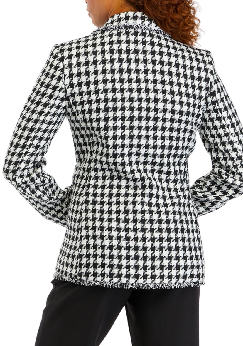 Womens Notch Lapel One Button Blazer