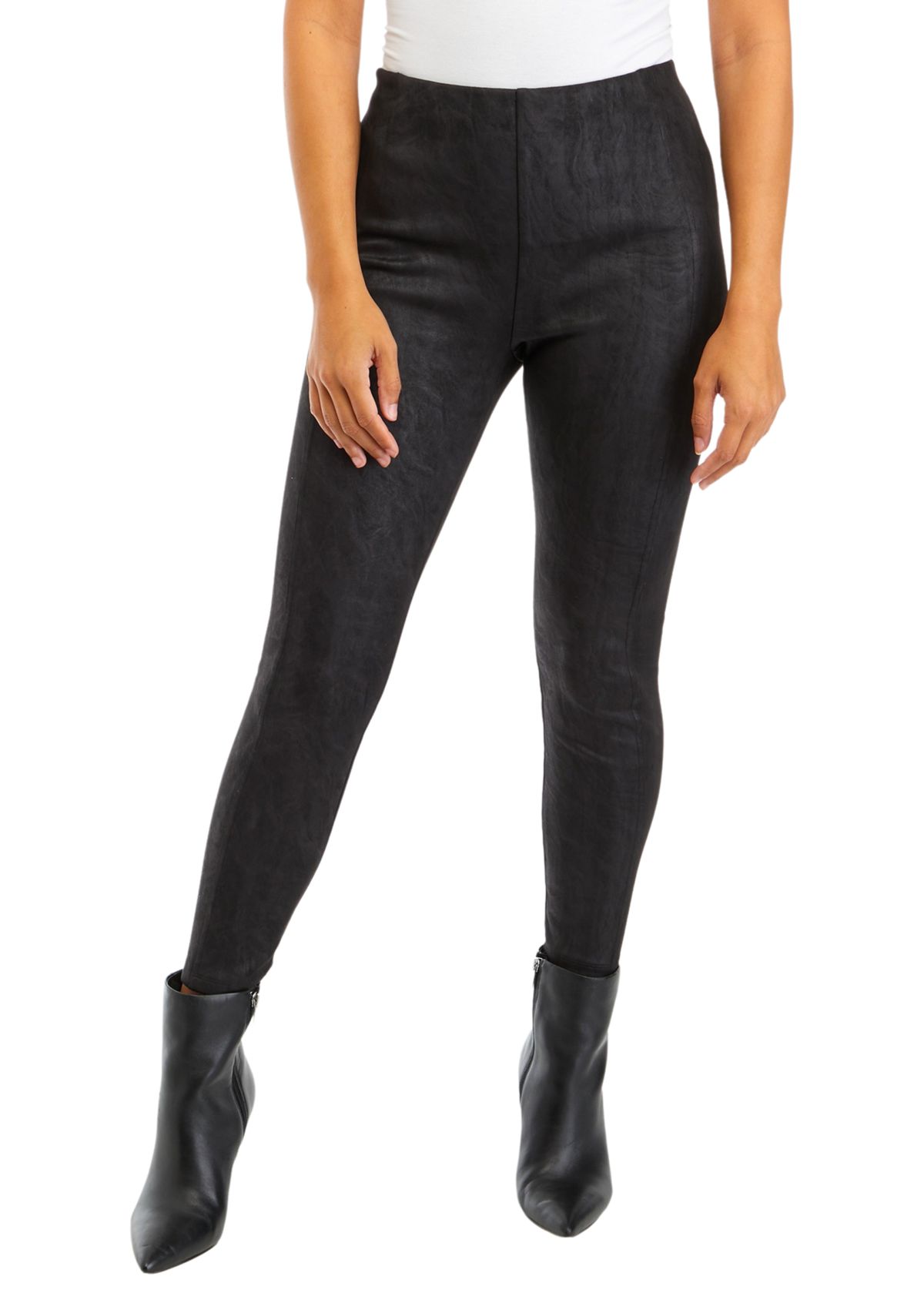 Petite Metallica Scuba Leggings