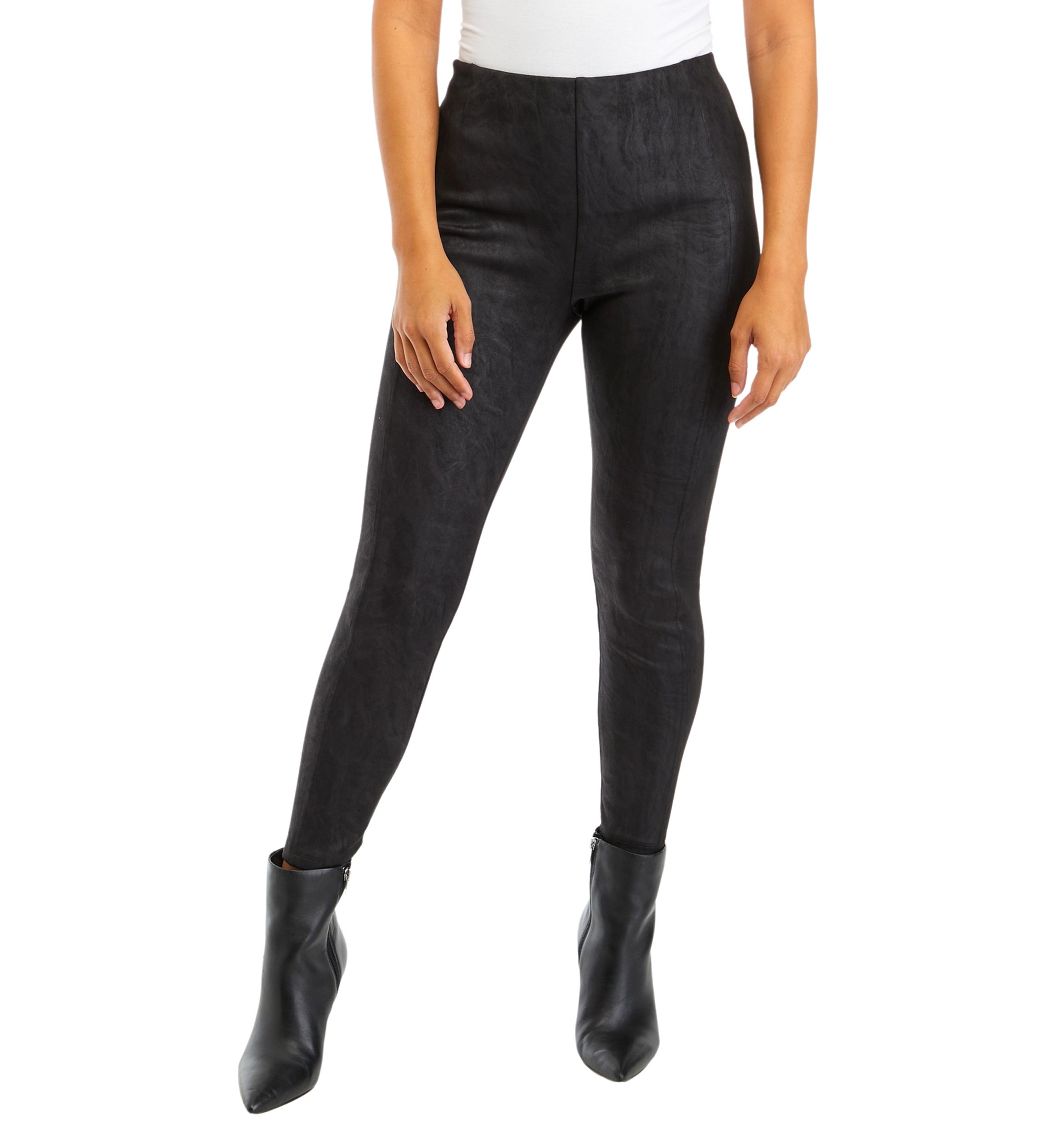 Petite Metallica Scuba Leggings