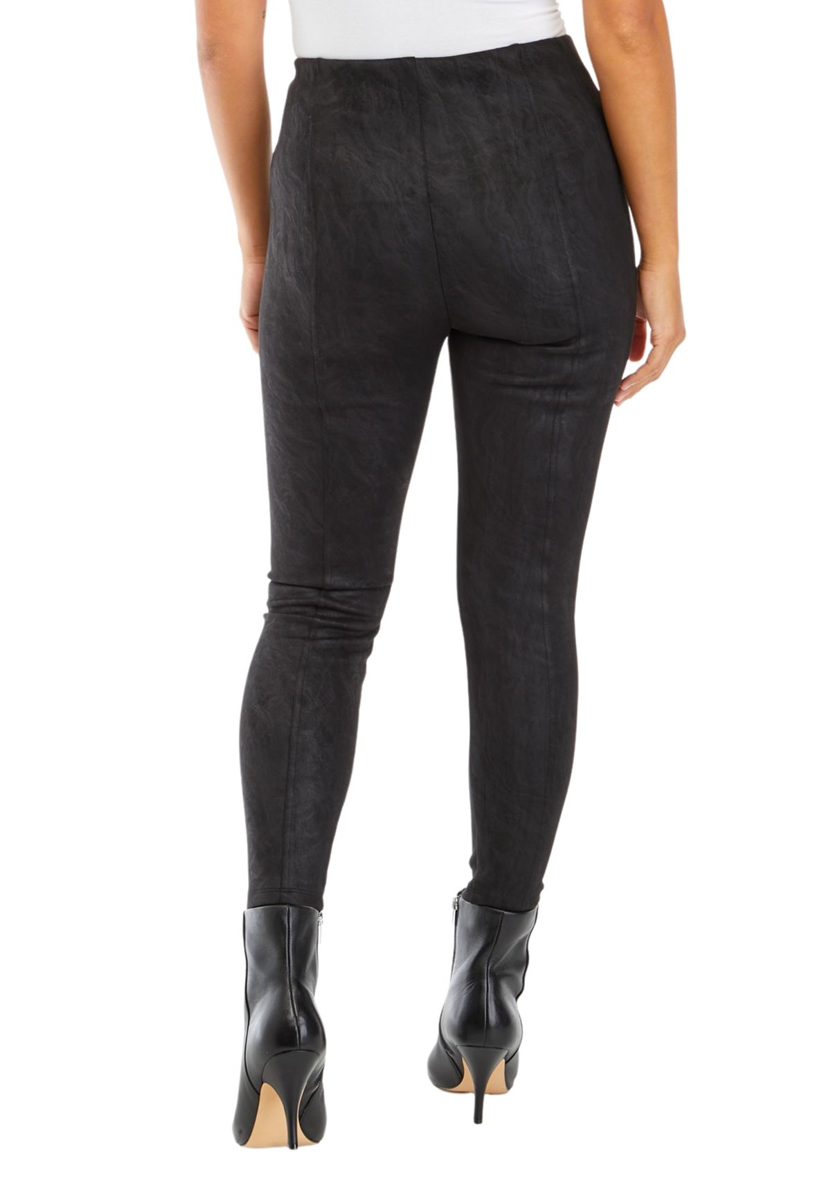 Petite Metallica Scuba Leggings