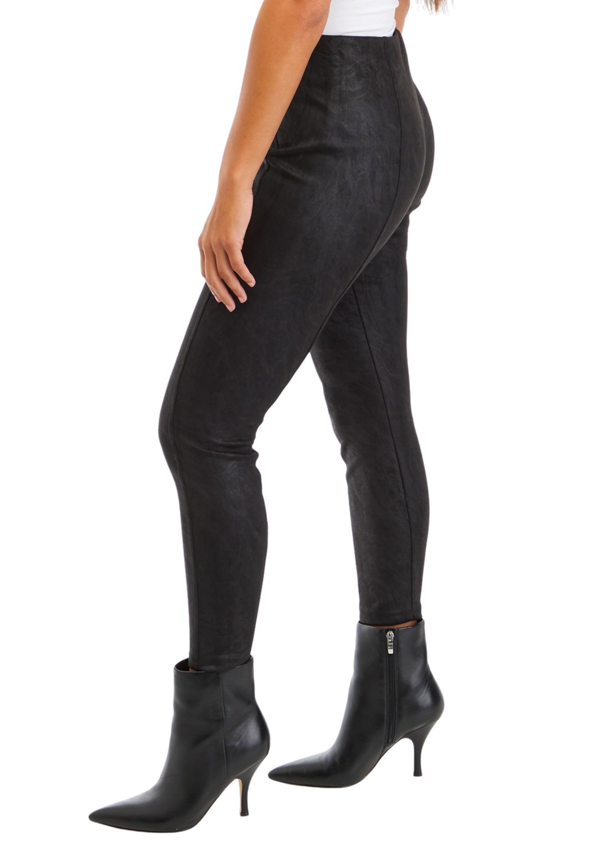 Petite Metallica Scuba Leggings