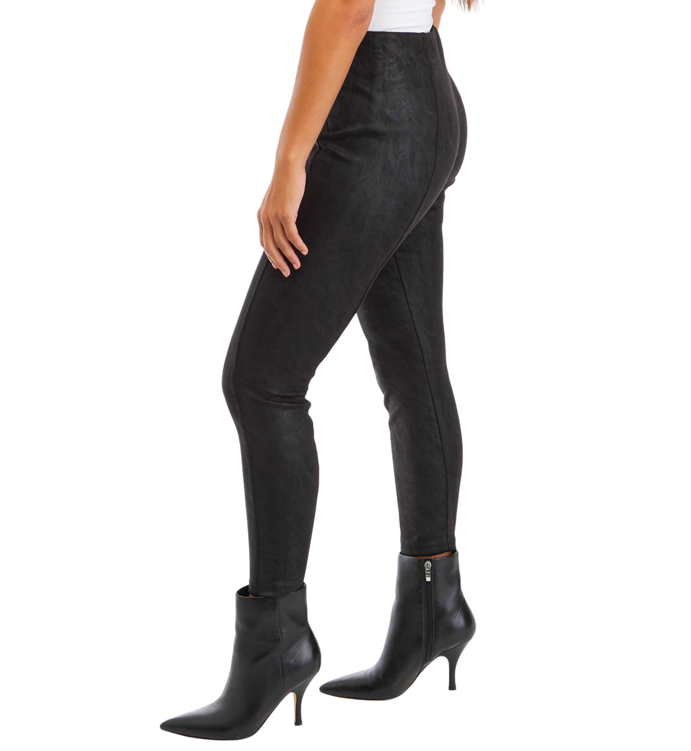 Petite Metallica Scuba Leggings