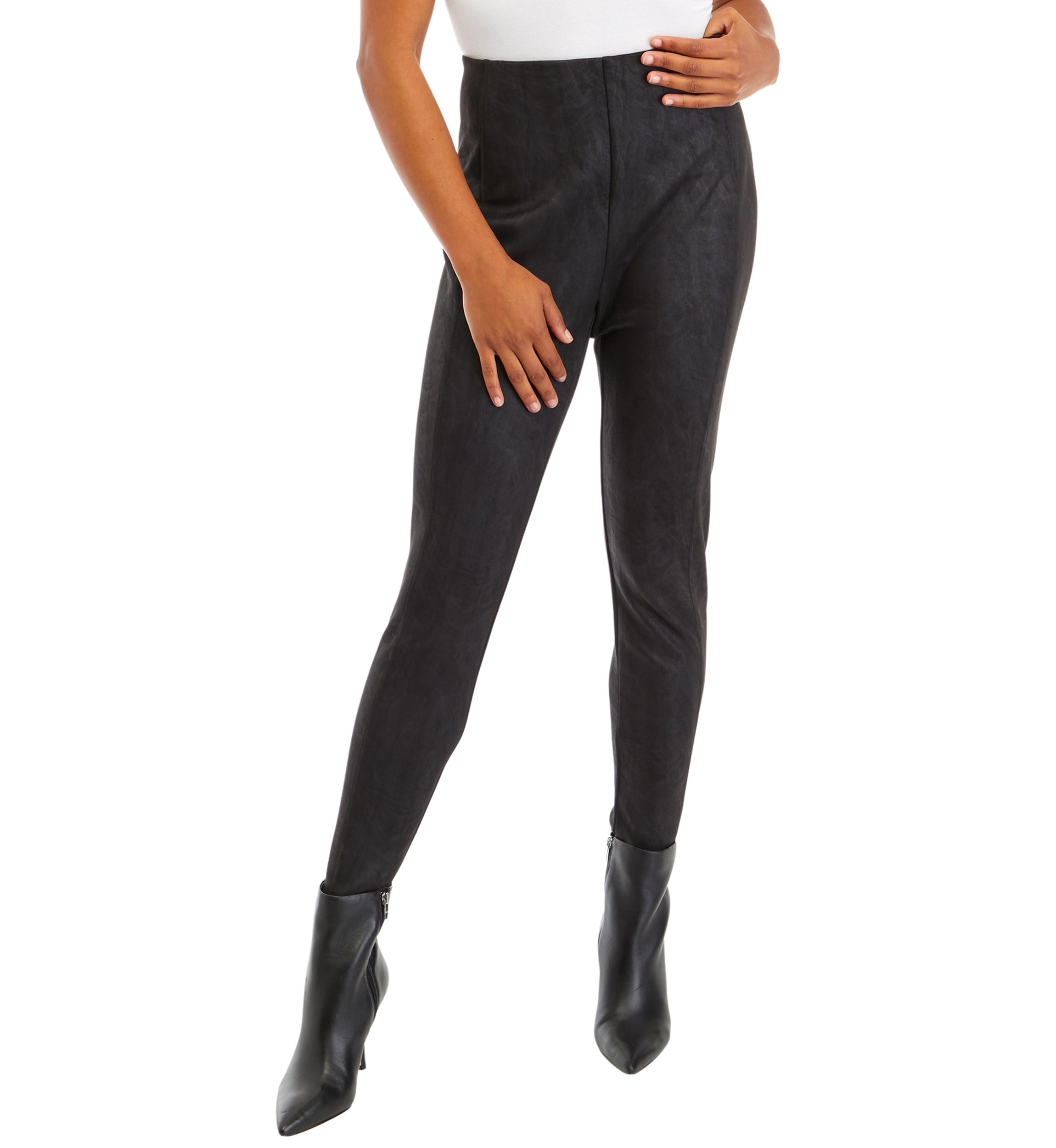 Womens Metallic Scuba Leggings