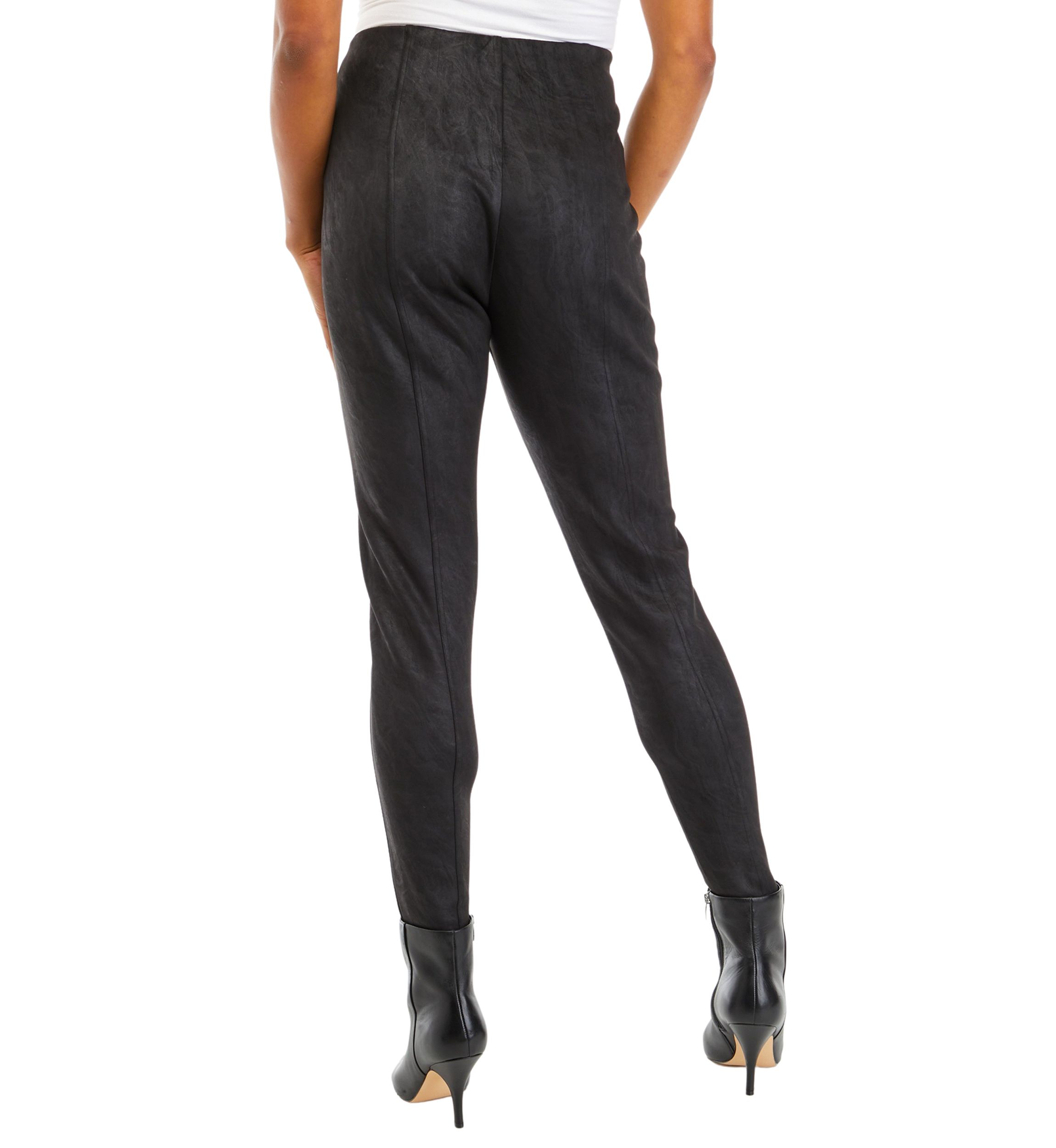 Womens Metallic Scuba Leggings