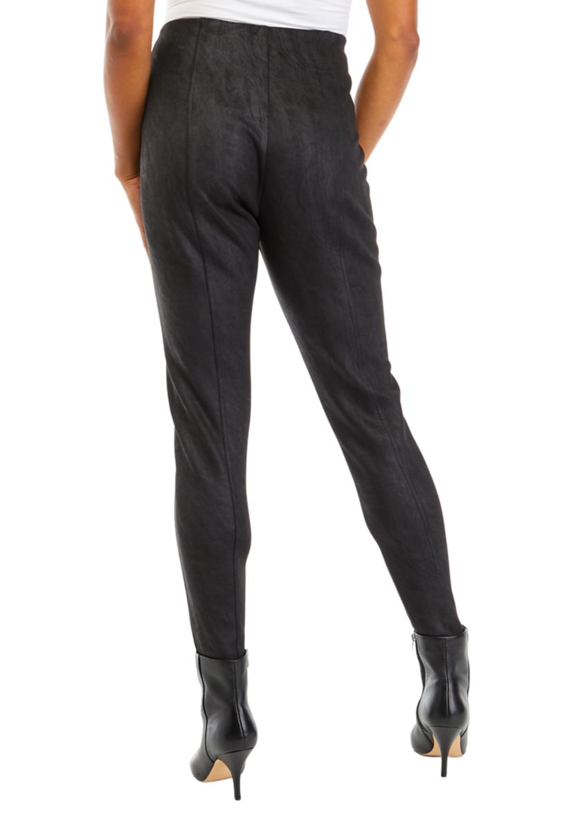 Womens Metallic Scuba Leggings